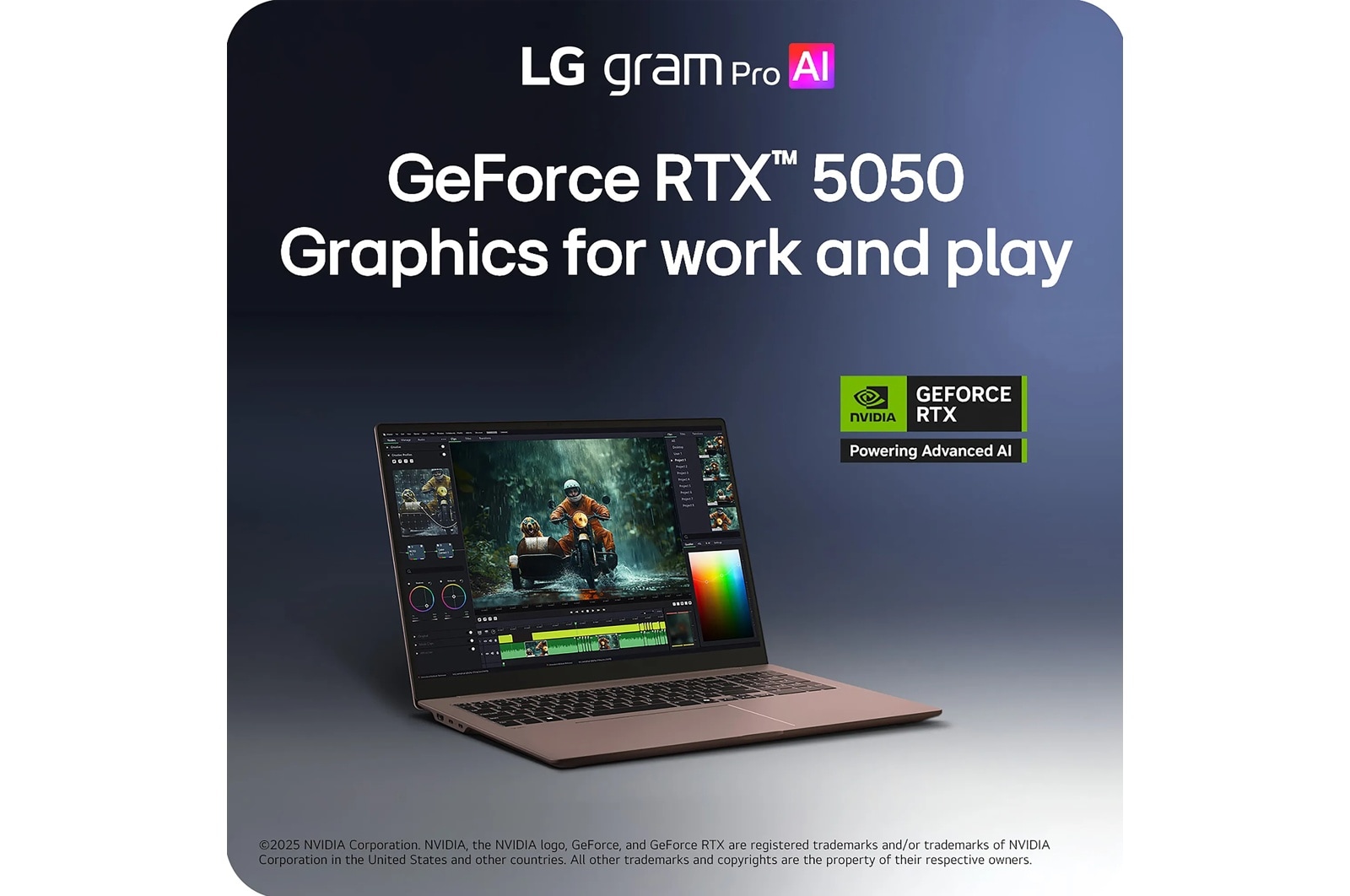 LG Gram Pro 17 (17Z90UR) — Nvidia RTX5050 with GDDR7, цвет: Бронзовый — фото 7