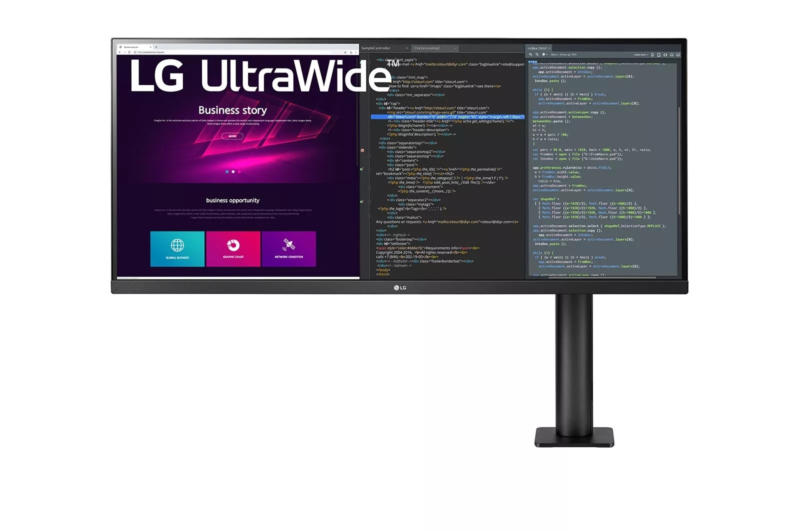 LG 平面ウルトラワイド 34インチ ディスプレイ モニター 34WN780-B md07516520-zoom-02-jpg
