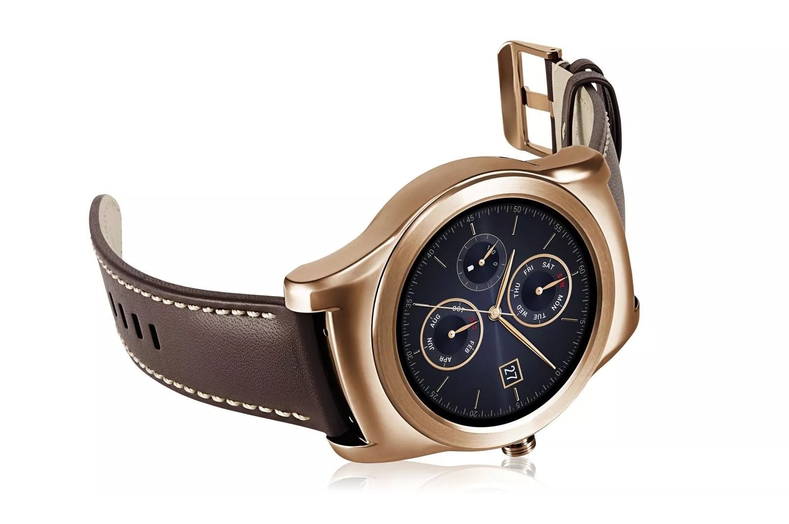 LG W150: Watch Urbane - Elegant Gold Smartwatch | LG USA
