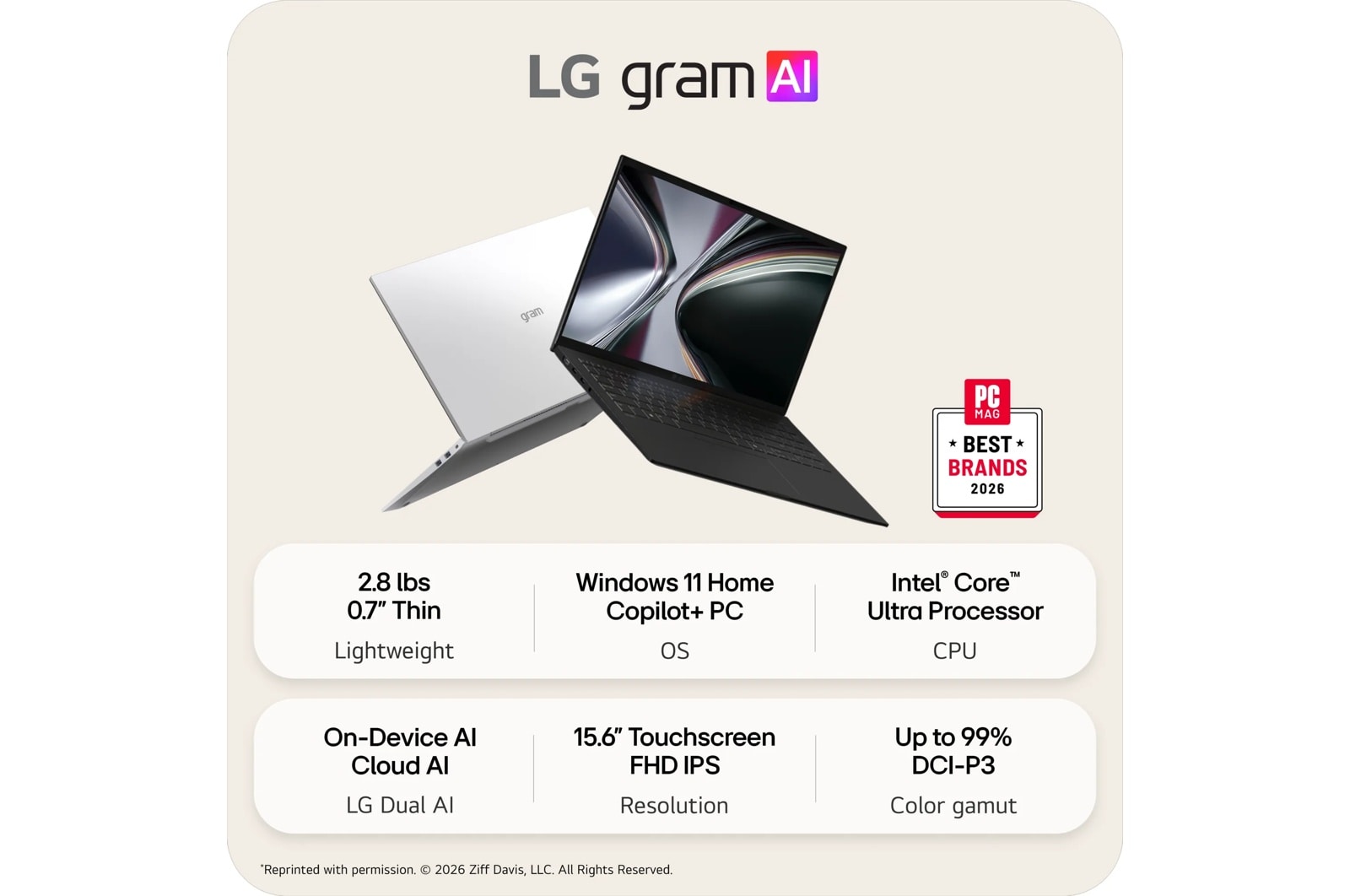 LG Gram 15 (15Z90U), цвет: Intel Core Ultra 5 / 16 Gb — фото 2