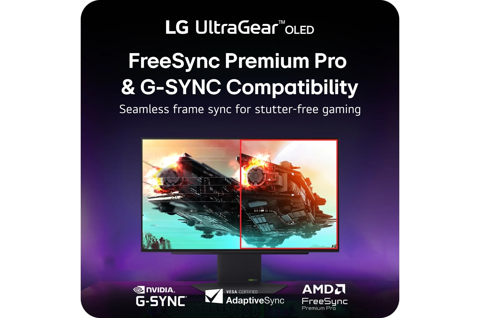 LG 32 Inch UltraGear Oled Dual Mode 4K UHD 240Hz or FHD 480Hz 0.03ms G-Sync Compatible Gaming Monitor with USB Type-C (32GX870A-B), цвет: 4k Uhd (3840 X 2160) — фото 8