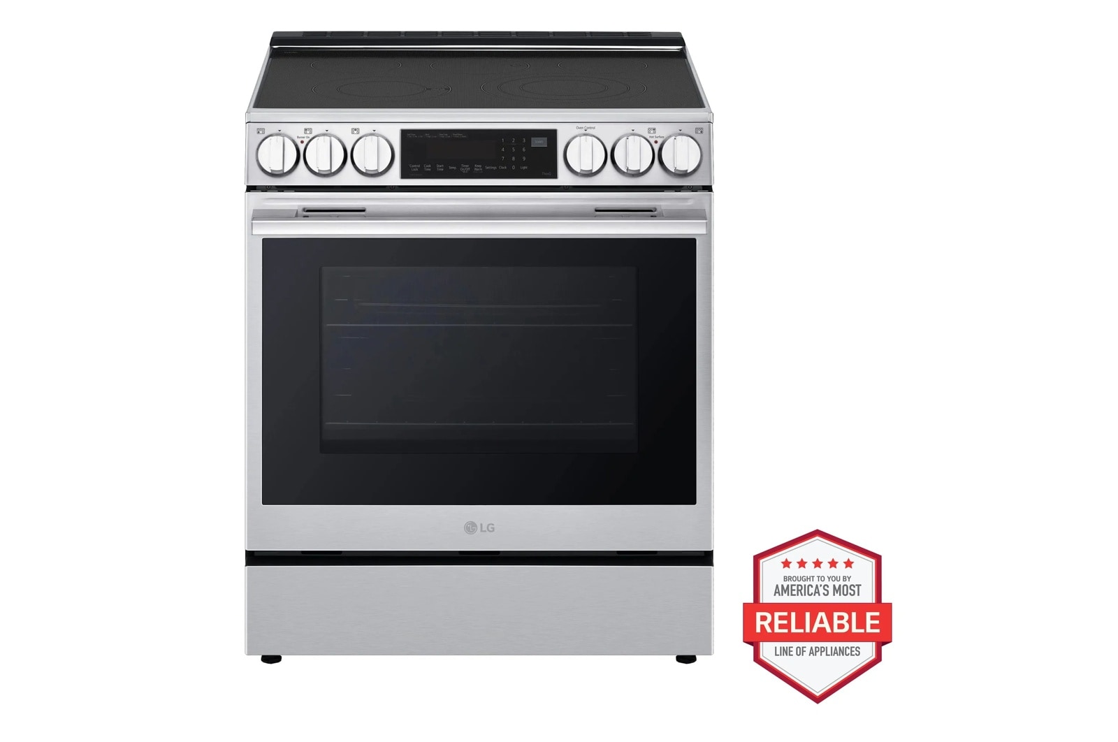 6.3 cu. ft. Smart Electric Slide-in Range with InstaView®, ProBake Convection®, and Air Fry