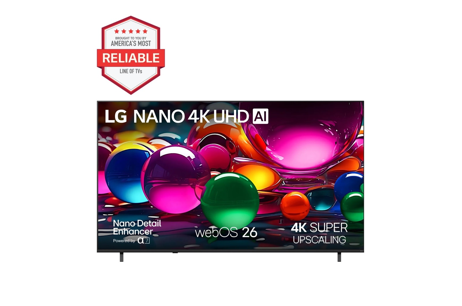 50 Inch Class LG 4K Nano UHD TV AI NU70 Smart TV 2026