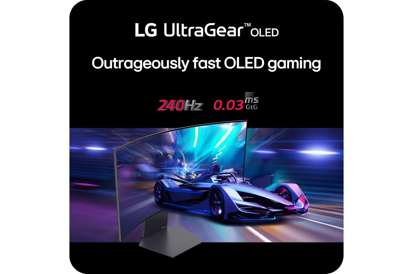 LG 34 Inch UltraGear Oled Wqhd 1440P 240Hz 0.03ms G-Sync Compatible 800R Curved Gaming Monitor (34GS95QE-B), цвет: Wqhd (3440 X 1440) — фото 4