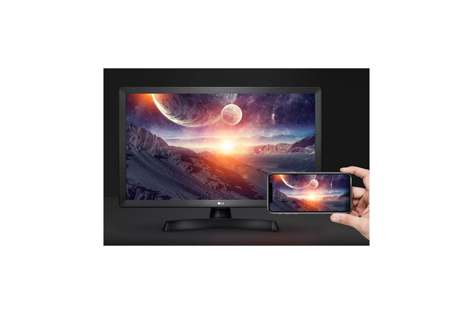  LG 24LQ520S Monitor de TV inteligente LED HD WebOS de