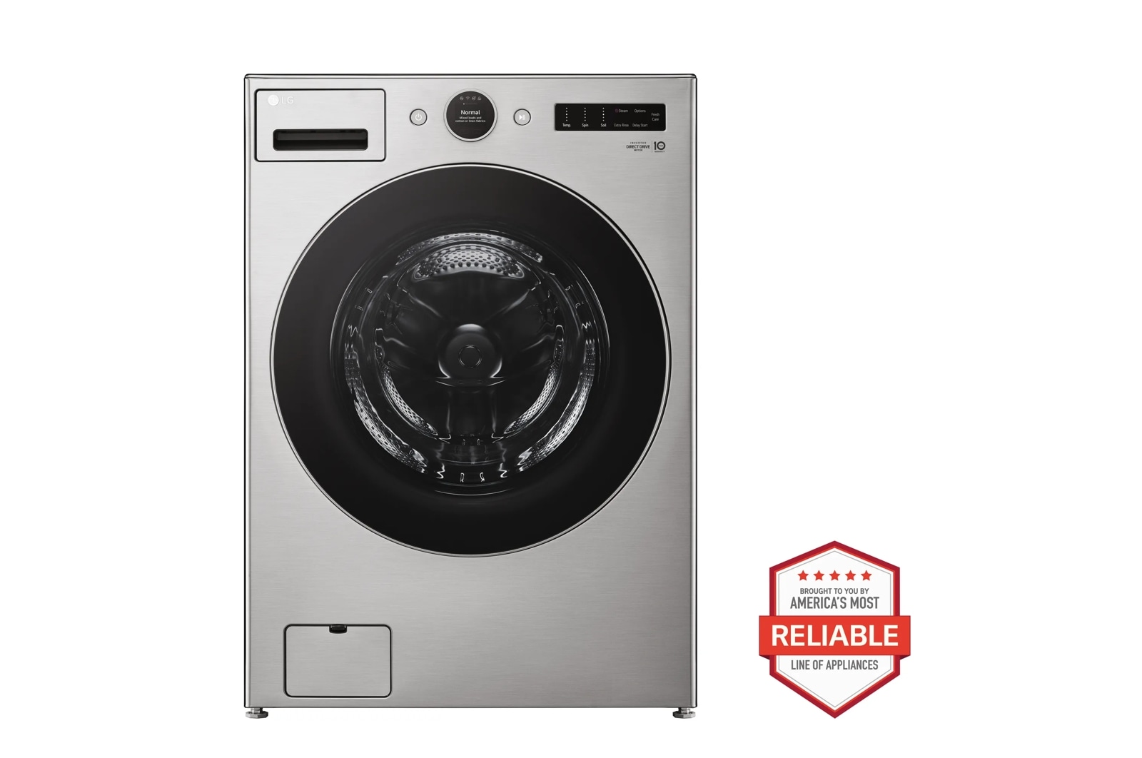 4.5 cu. ft. Smart Front Load Washer with TurboWash® 360°, Built-In Intelligence and  ezDispense®