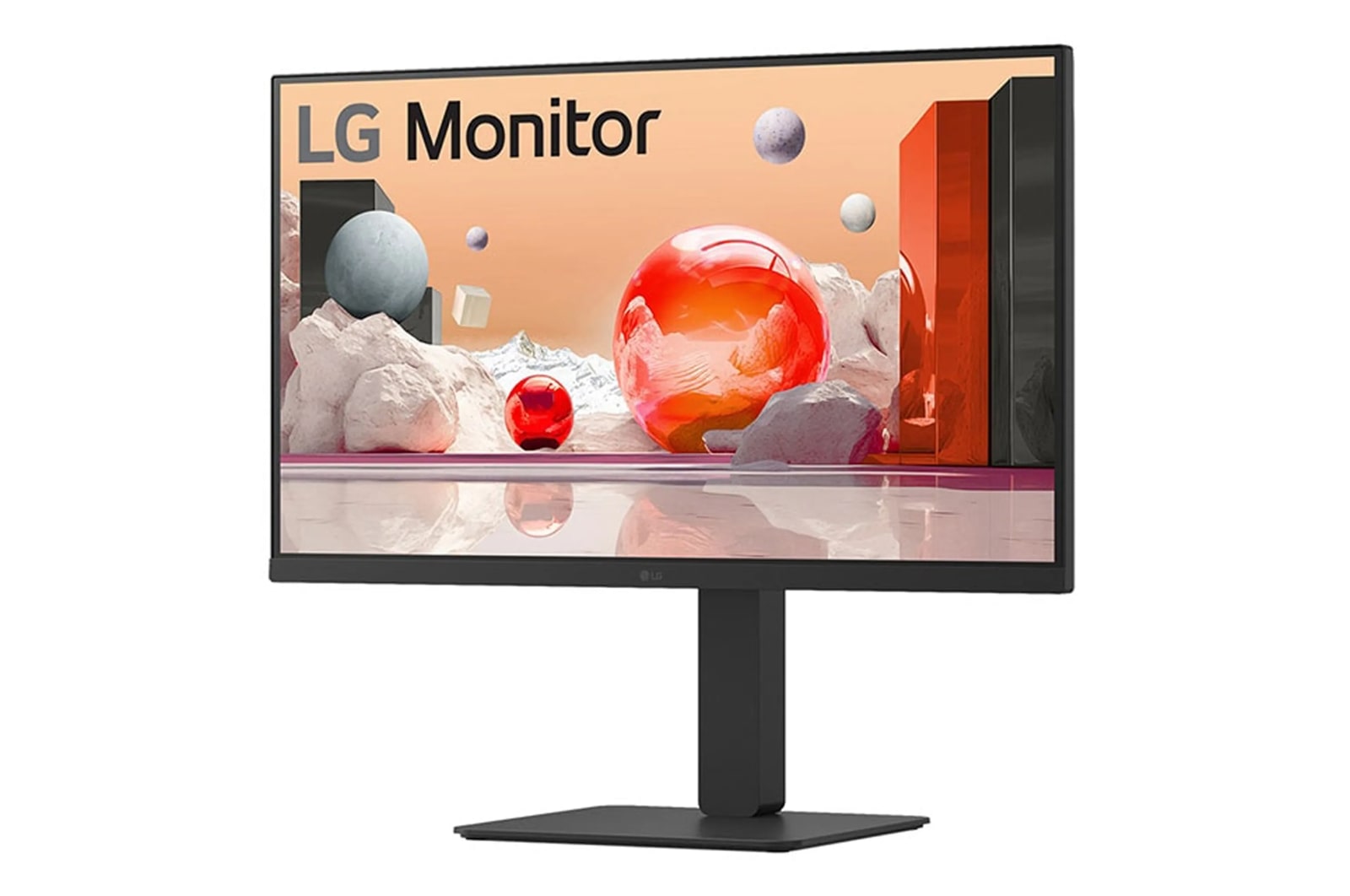LG 24 Inch Ips Fhd Monitor with Built-in Power, Built-in Speakers, and USB Type-C (24BA850-I), цвет: 1920 X 1080 — фото 2