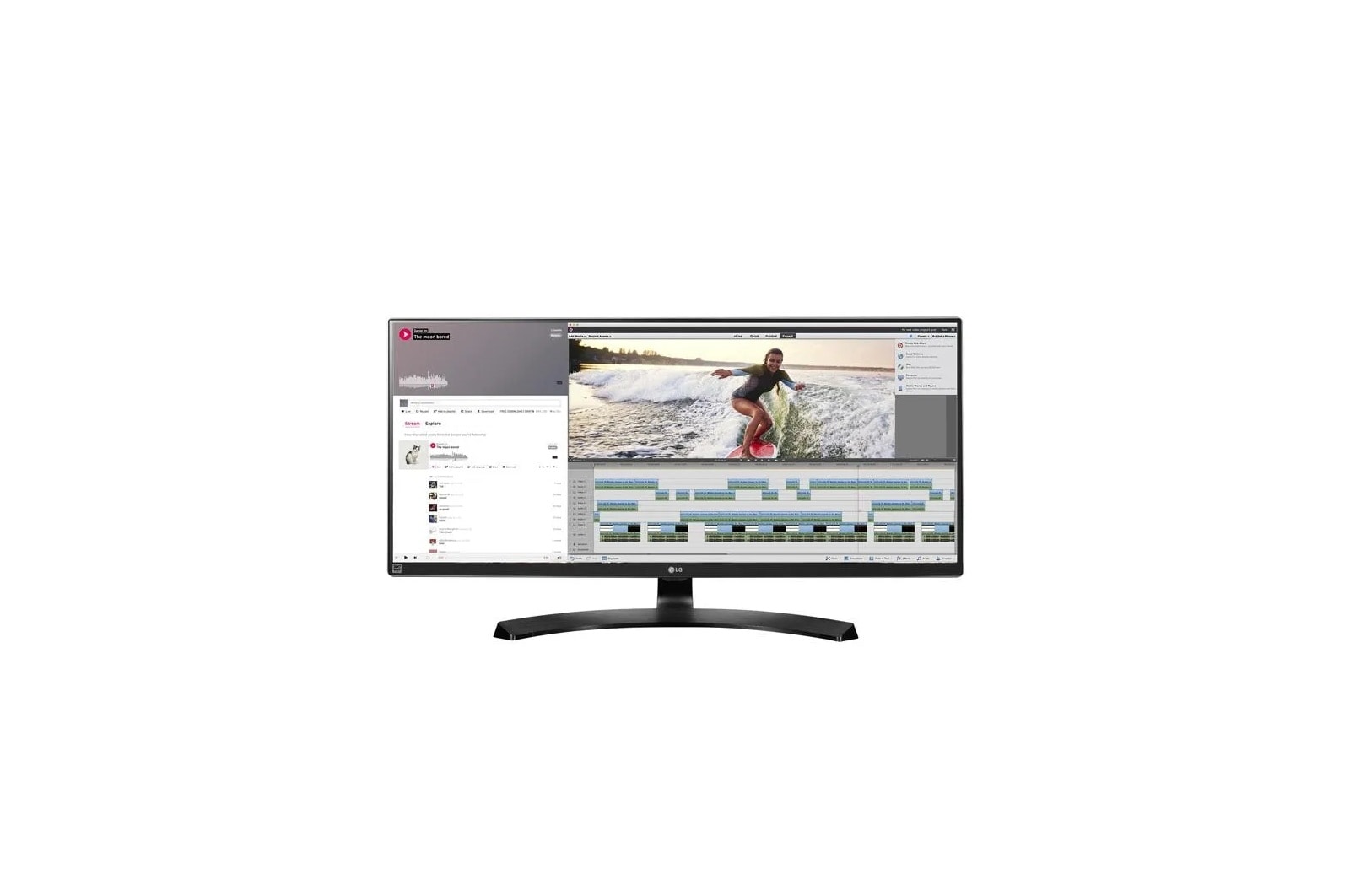 LG34インチ 21:9 UltraWide™ FHD IPS LED モニター LG 34'' Class 21:9 UltraWide® IPS LED Monitor (34'' Diagonal