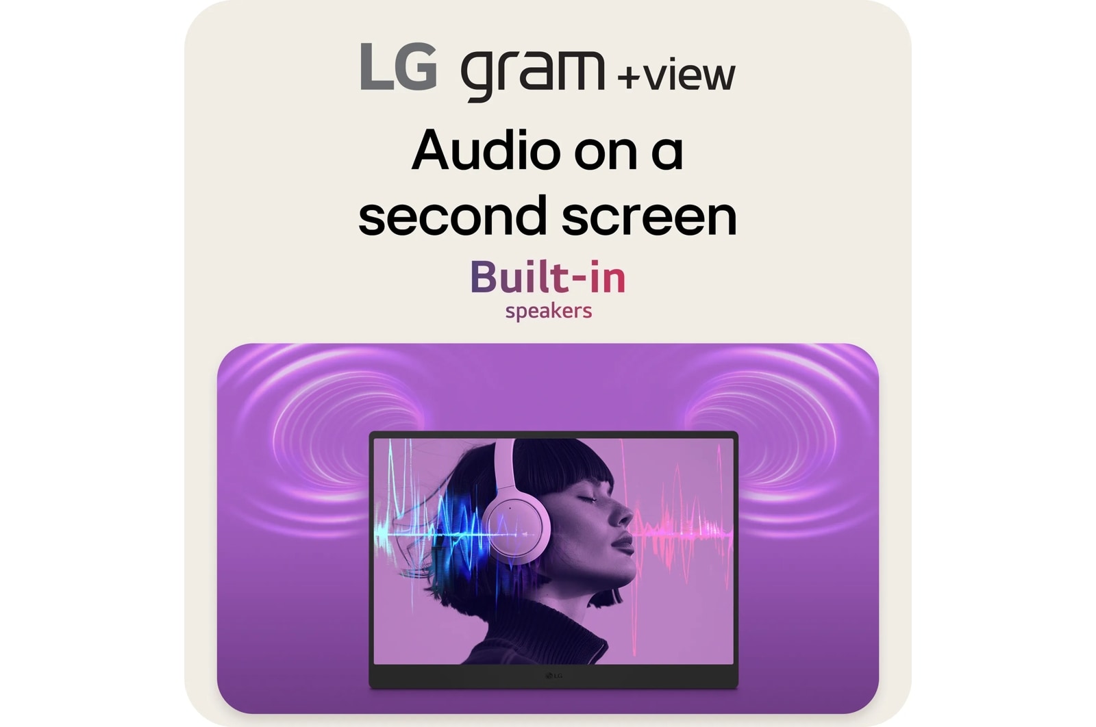 LG 17 Inch gram +view IPS Portable Monitor, Silver (17MT70.ASDU1), цвет: Wqxga (2560x1600) — фото 8