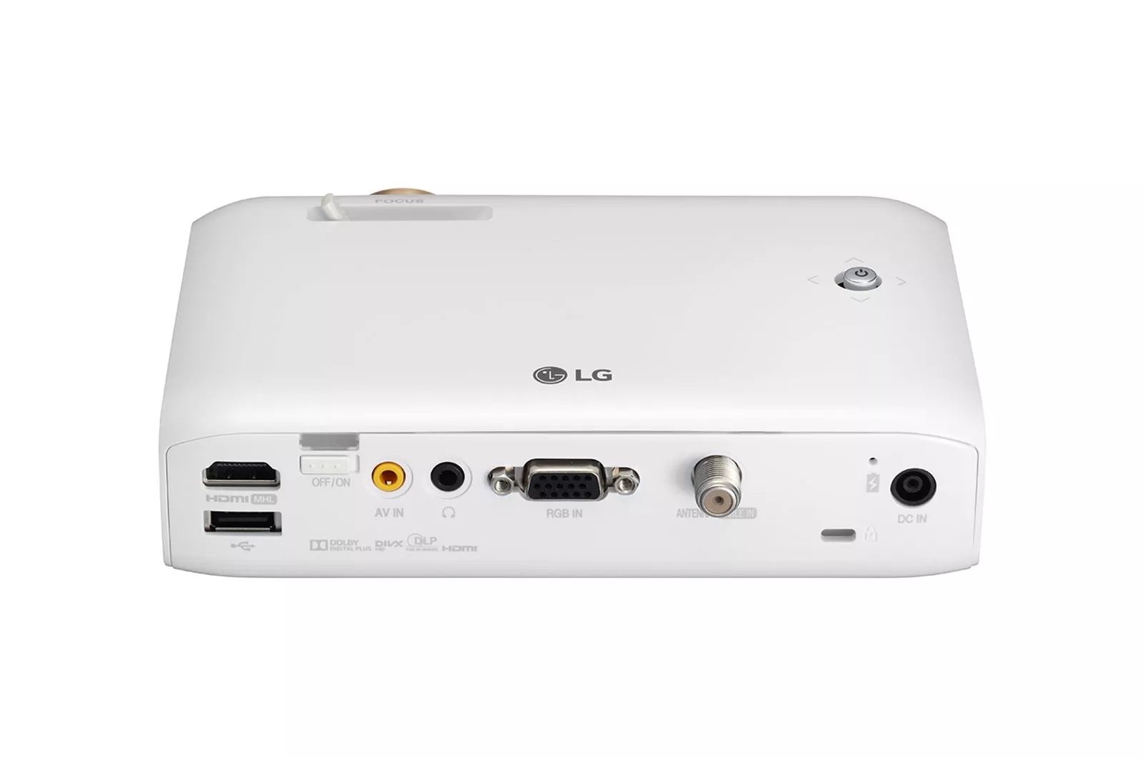 LG PH550: Minibeam LED Projector With Built-In Battery and Screen 