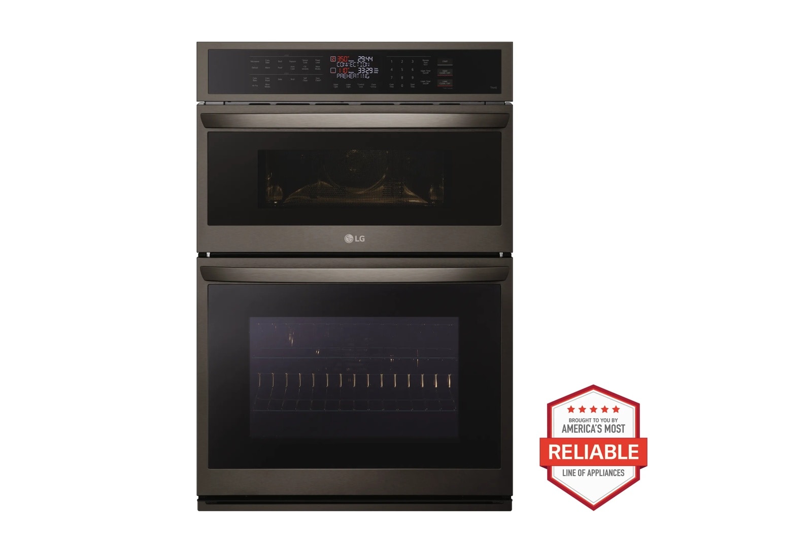 1.7/4.7 cu. ft. Smart Combination Wall Oven with Convection and Air Fry