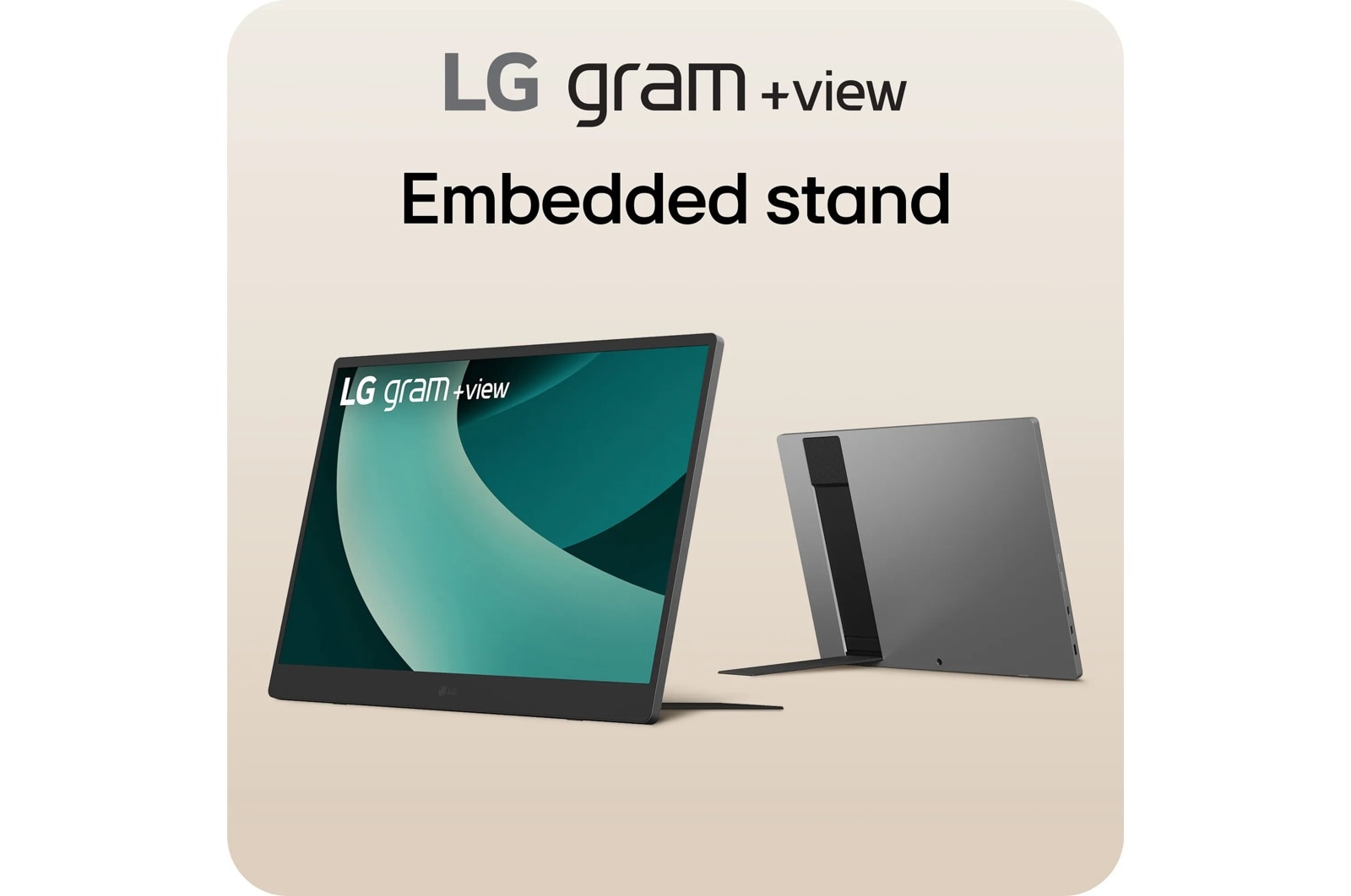 LG 17 Inch gram +view IPS Portable Monitor, Silver (17MT70.ASDU1), цвет: Wqxga (2560x1600) — фото 7