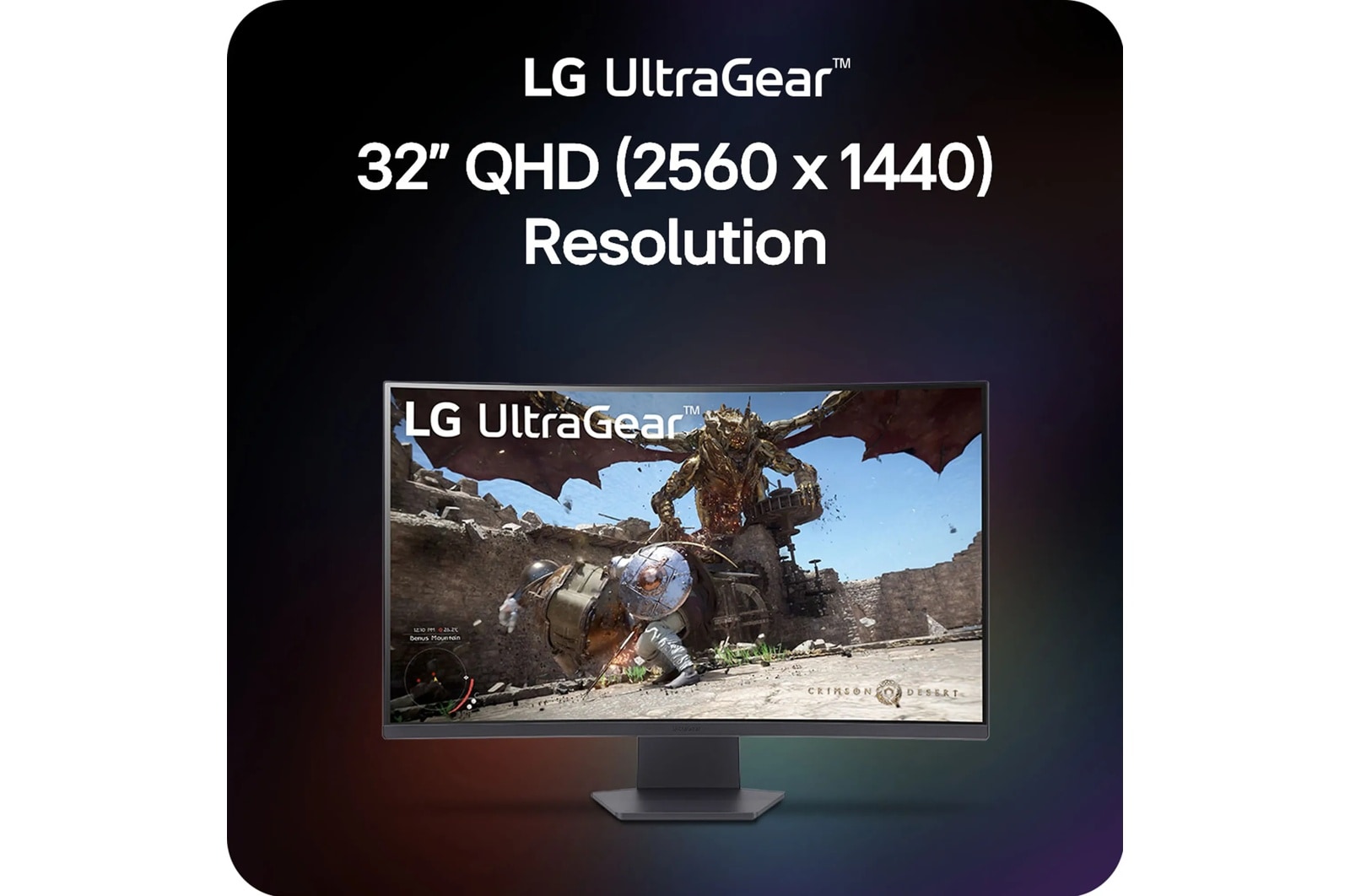 LG 32 Inch UltraGear QHD 180Hz 1ms AMD FreeSync HDR10 1000R Curved Gaming Monitor (32G60WA-B), цвет: Qhd (2560 X 1440) — фото 2