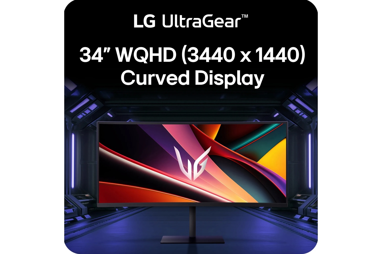 LG 34 Inch UltraGear Wqhd 1440p 240Hz 1ms AMD FreeSync Premium Curved Gaming Monitor with USB Type-C PD 15W (34G630A-B), цвет: 3440 X 1440 — фото 2