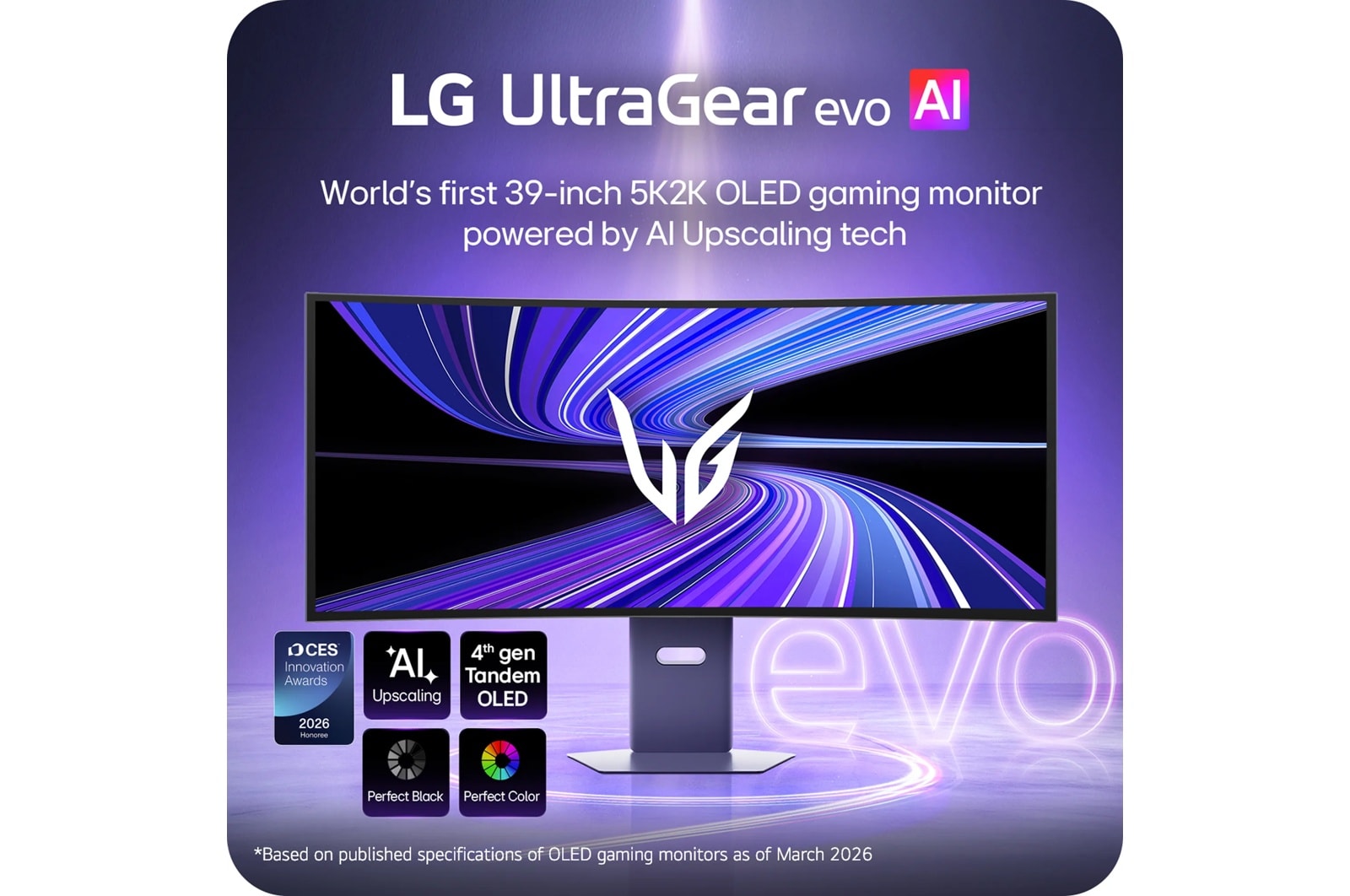 LG 39 Inch UltraGear evo GX9, World's First 39" 5K2K Oled Gaming Monitor (39GX950B-B), цвет: 5k2k (5120 X 2160) — фото 2