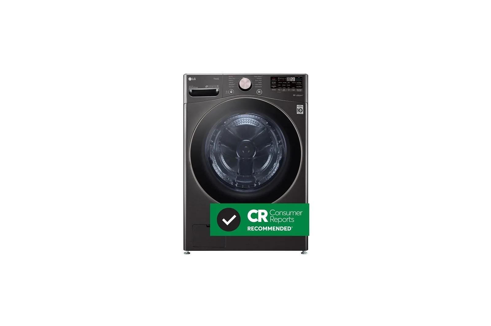 4.5 cu. ft. Ultra Large Capacity Front Load Washer - Black Steel