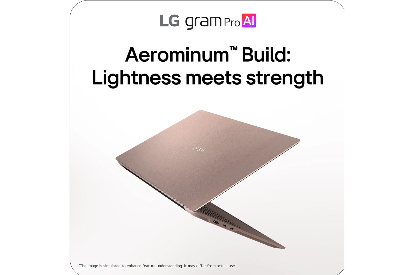 LG Gram Pro 17 (17Z90UR) — Nvidia RTX5050 with GDDR7, цвет: Бронзовый — фото 8
