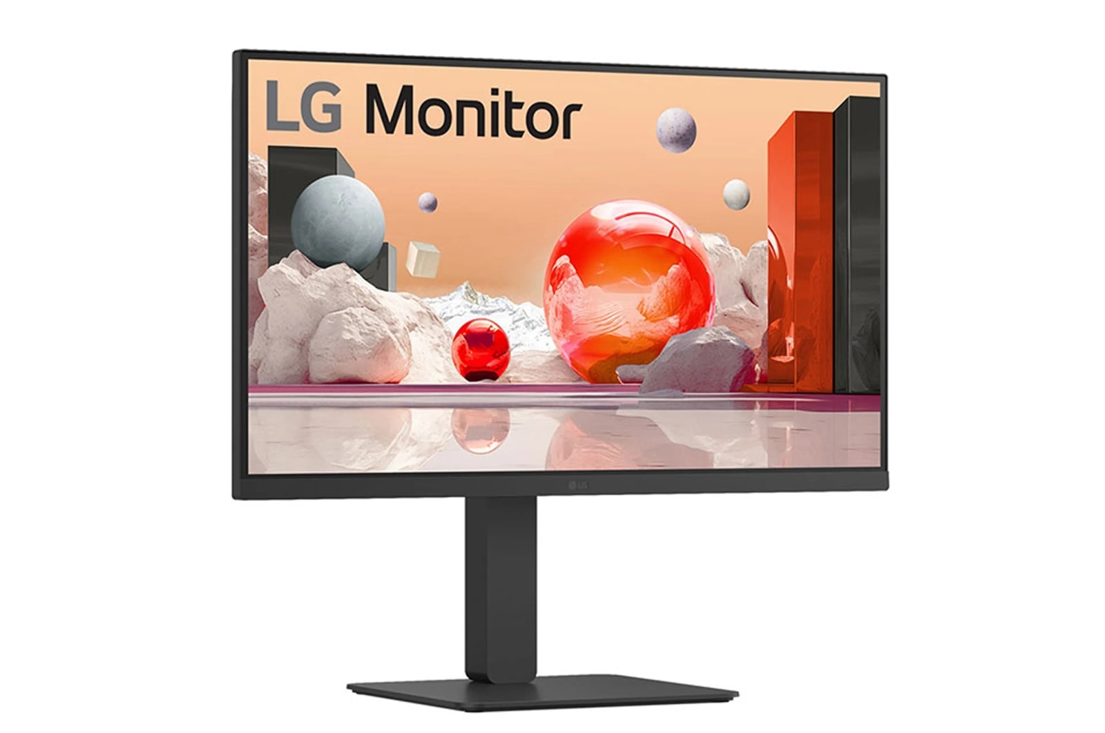 LG 27 Inch Ips Fhd Monitor with Built-in Power, Built-in Speakers, and USB Type-C (27BA850-I), цвет: 1920 X 1080 — фото 3