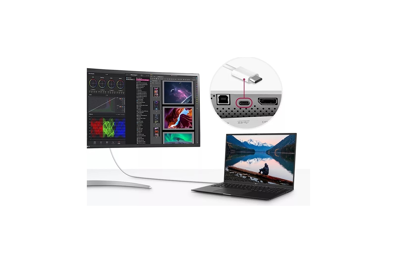 49-inch Curved UltraWide™ Monitor - 49WQ95C-W | LG USA