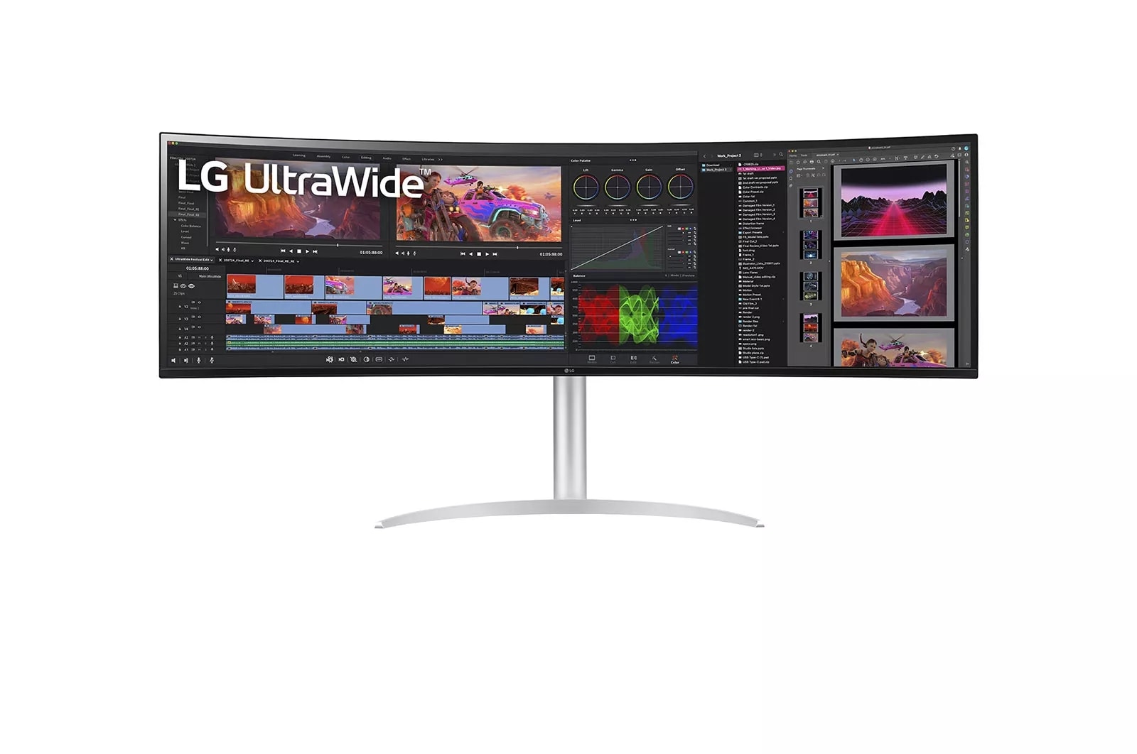 49-inch Curved UltraWide™ Monitor - 49WQ95C-W | LG USA