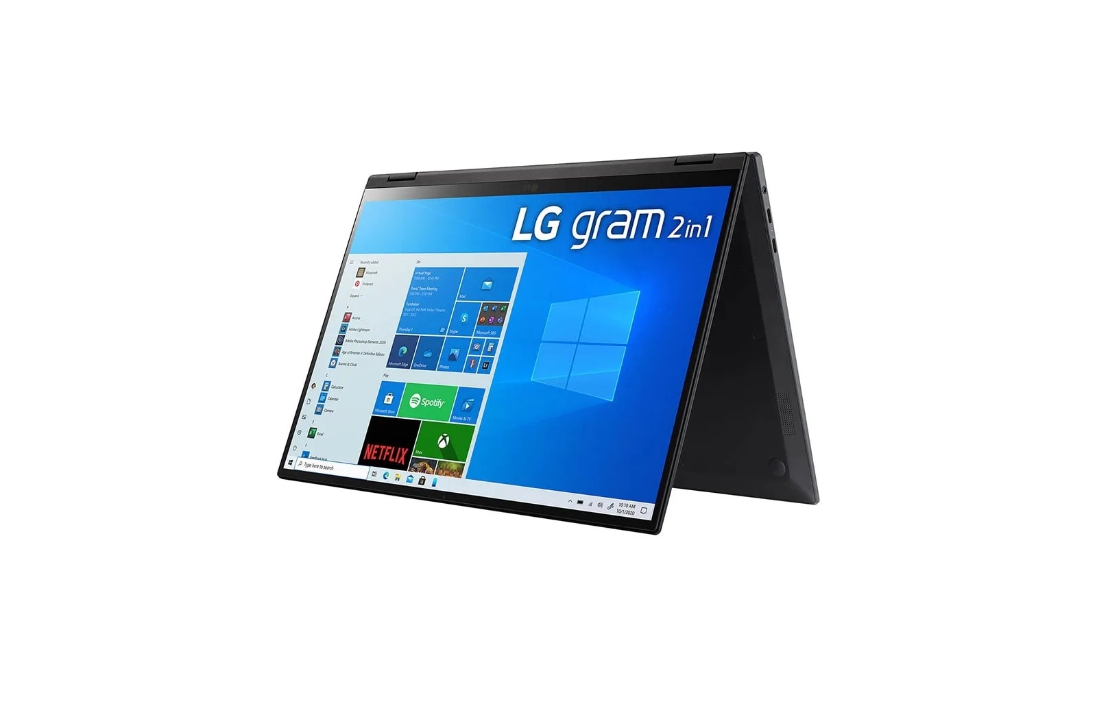 16” Black 16:10 WQXGA 2-in-1 touch gram Laptop | 16T90P-K.APB7U1