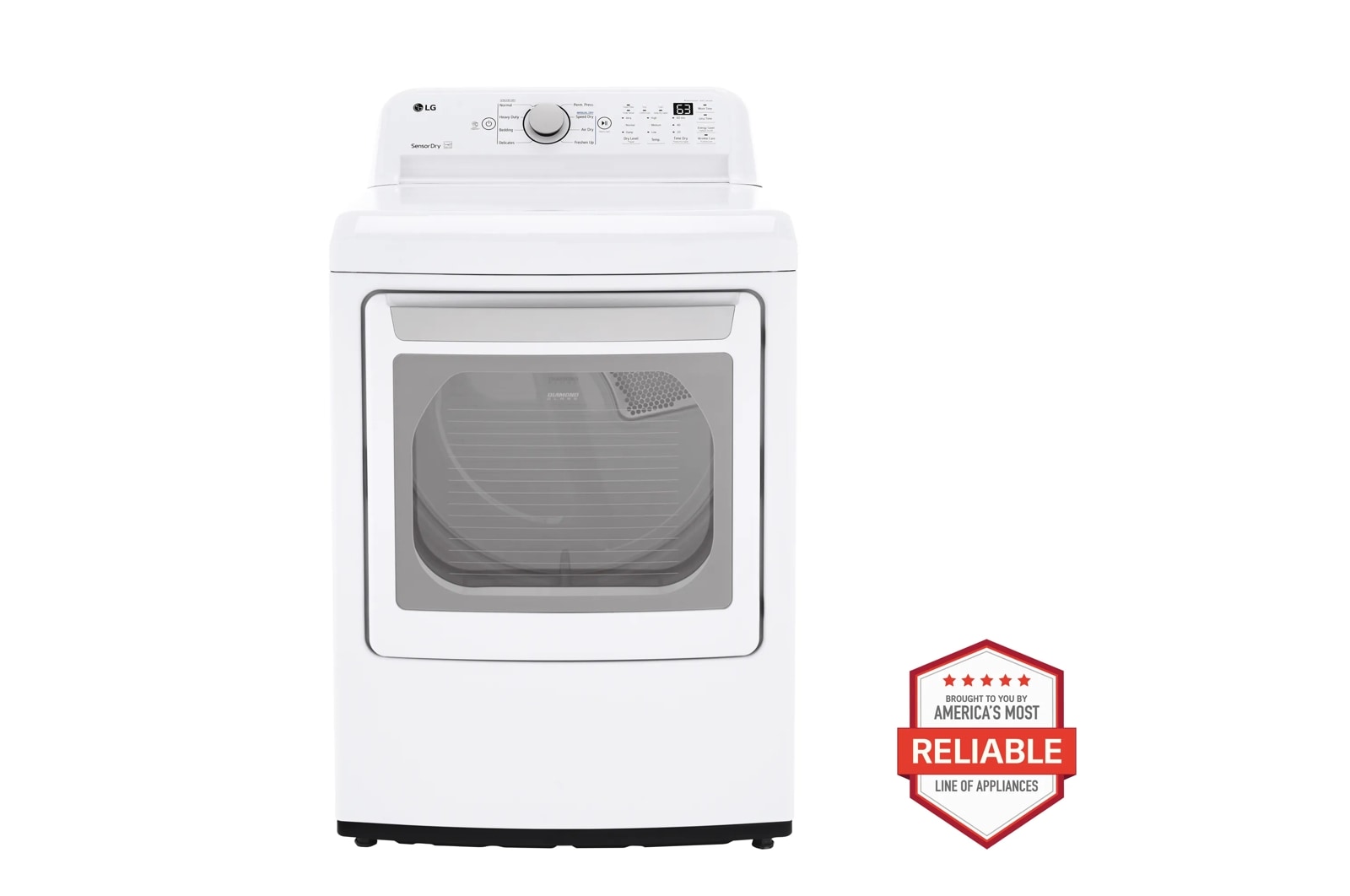 7.3 cu. ft. Ultra Large Capacity Gas Dryer with Sensor Dry Technology