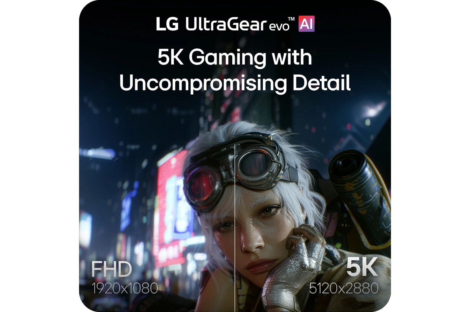 LG 27 Inch UltraGear evo AI GM9, Hyper Mini LED 5K Gaming Monitor (27GM950B-B), цвет: 5k (5120 X 2880) — фото 3