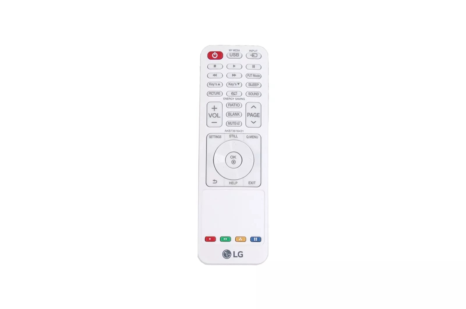 LG Projector Remote Control - AKB73616431 | LG USA