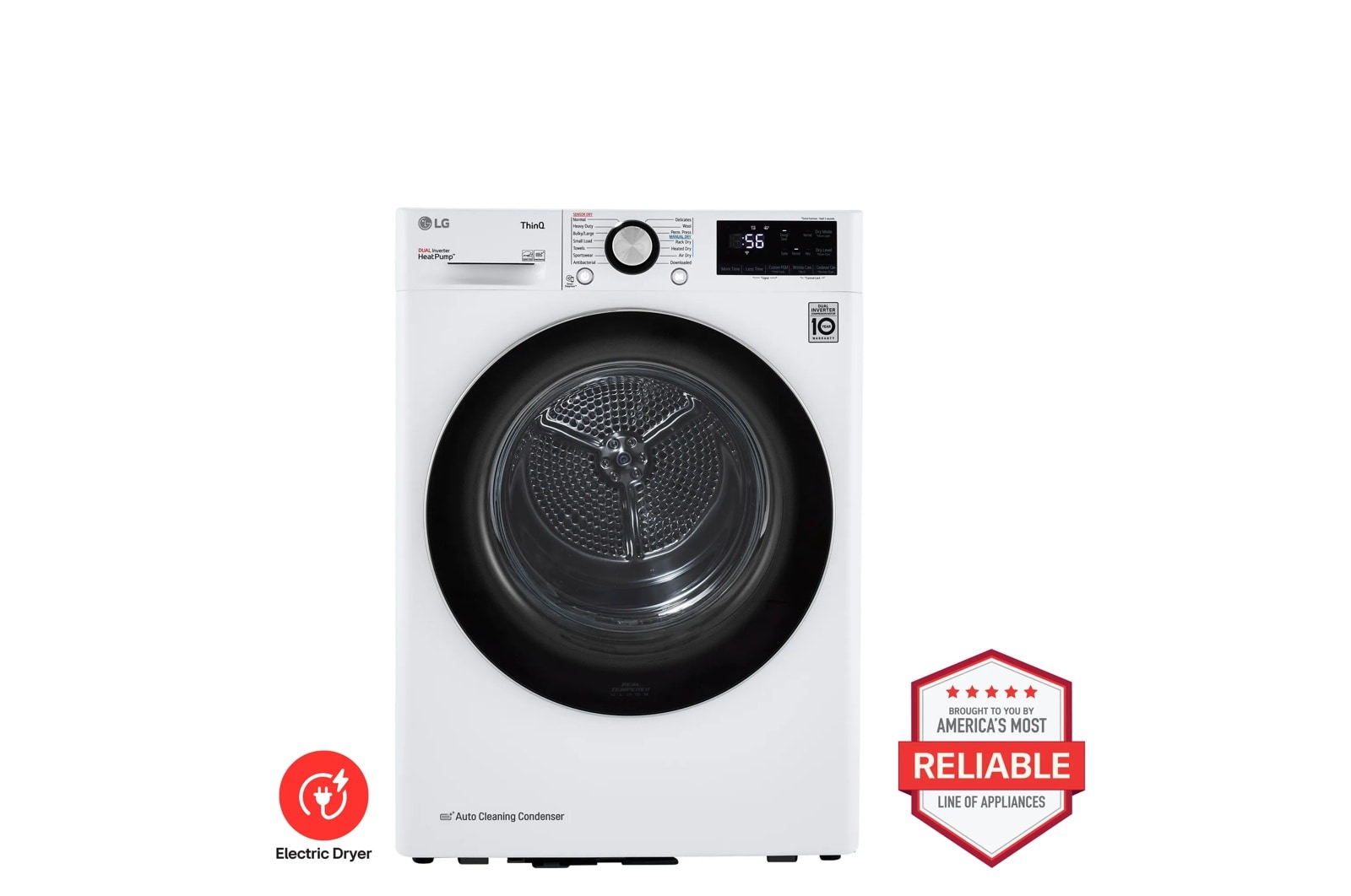 4.2 cu. ft. Smart Wi-Fi Enabled Compact Front Load Dryer with Dual Inverter HeatPump™ Technology