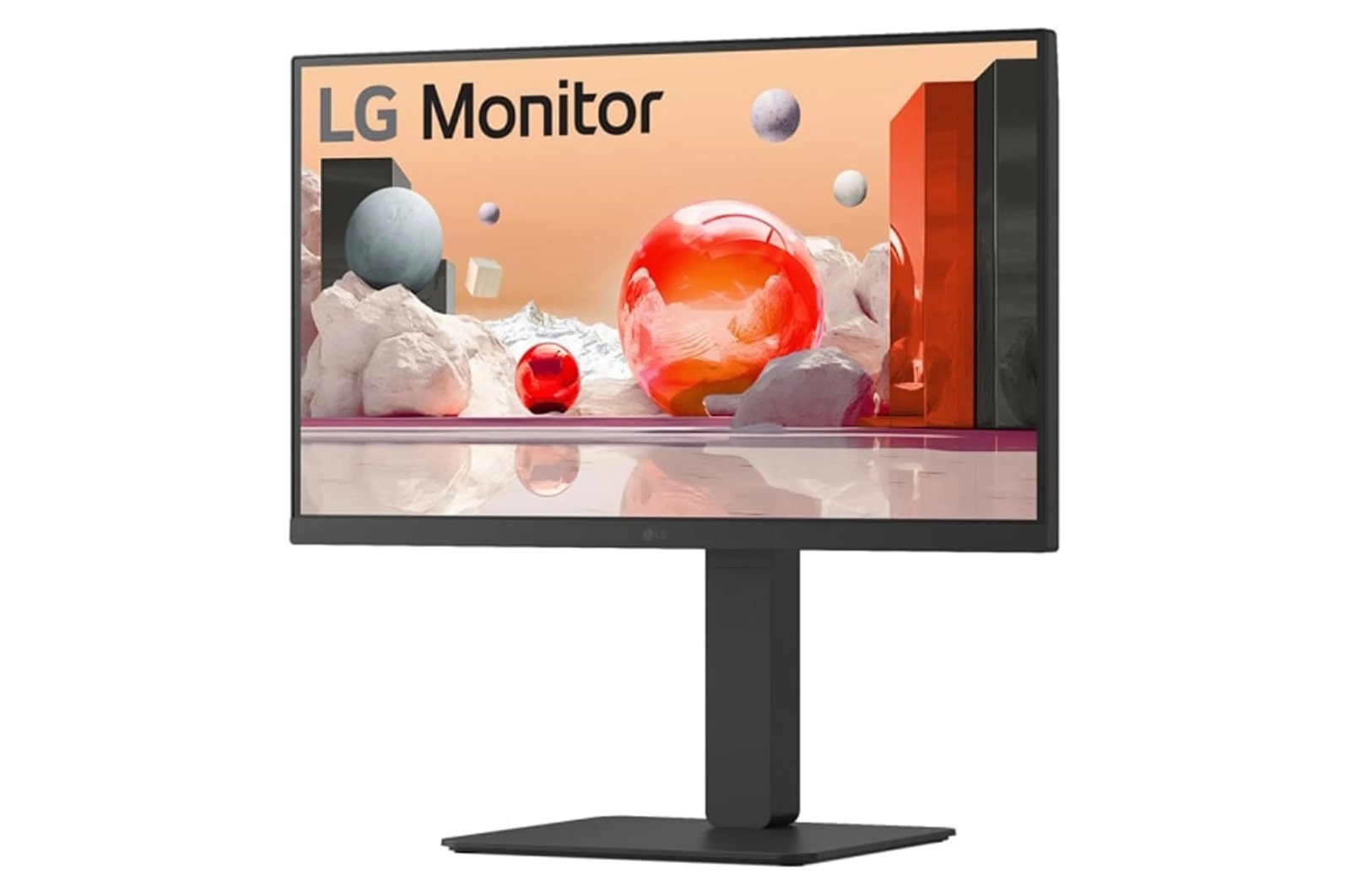 LG 24 Inch Fhd Ips 100Hz Monitor with Slim Stand (24BA650-I), цвет: 1920 X 1080 — фото 3