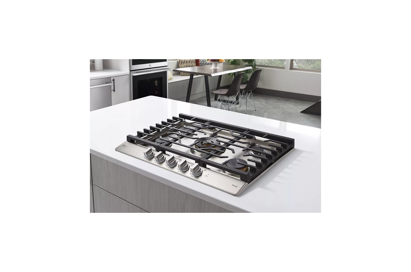 CBGS3028S by LG - LG STUDIO 30 UltraHeat™ Gas Cooktop with EasyClean®