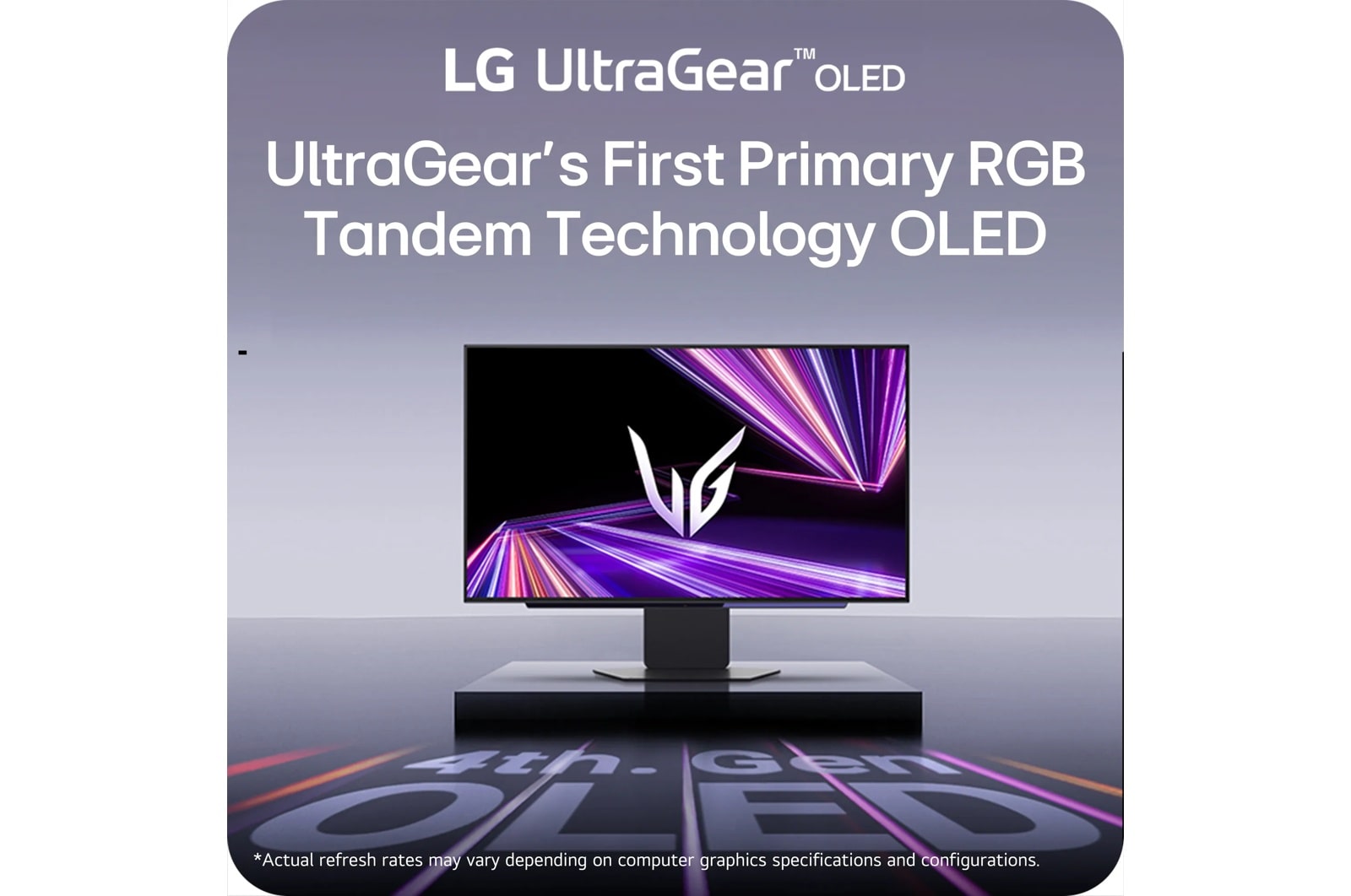 LG 27 Inch UltraGear Oled Qhd 280Hz 0.03ms G-Sync Compatible Gaming Monitor (27GX700A-B), цвет: Qhd (2560 X 1440) — фото 2