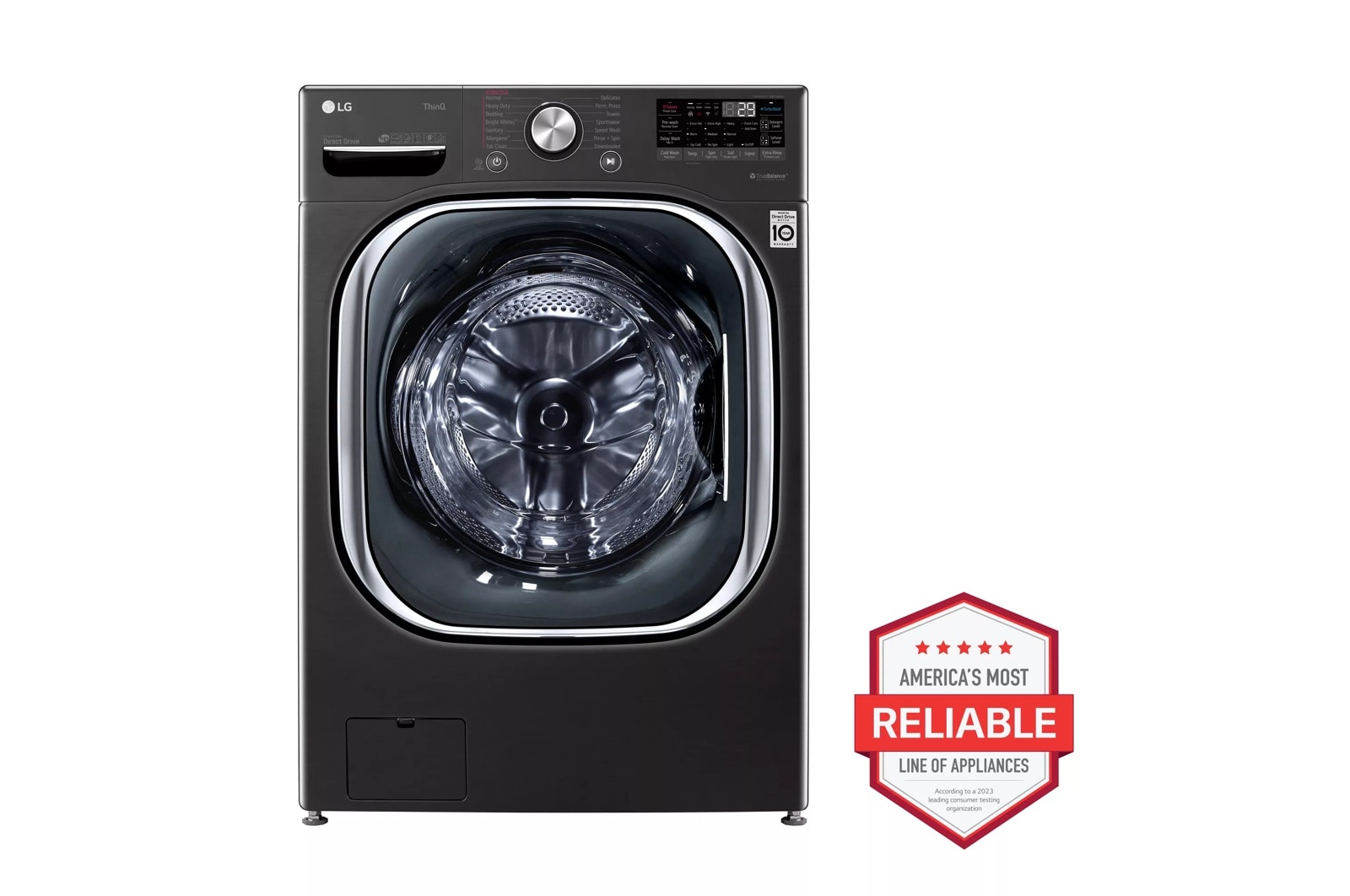 5.0 cu. ft. Mega Capacity  Smart Wi-Fi Enabled Front Load Washer with TurboWash™ 360° and Built-In Intelligence