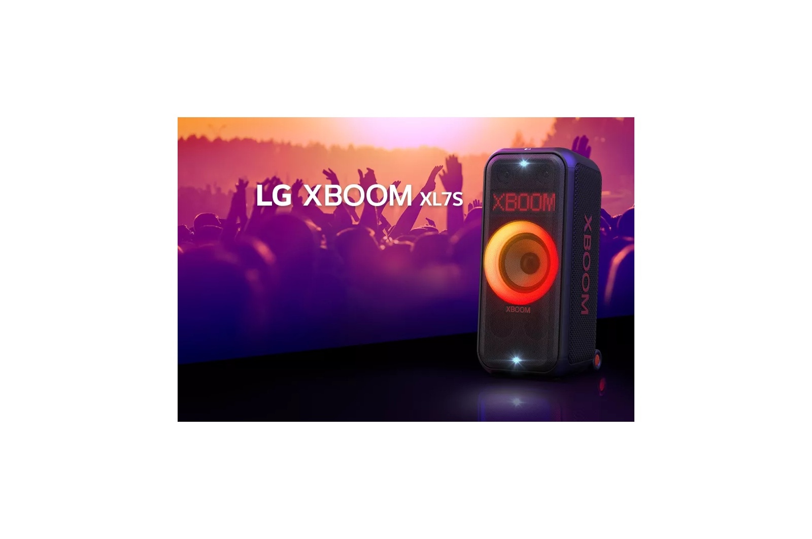 【新品未開封】LG スピーカーシステムXBOOM XL7S LG XBOOM XL7S Portable Party Speaker with Pixel Art | Abt