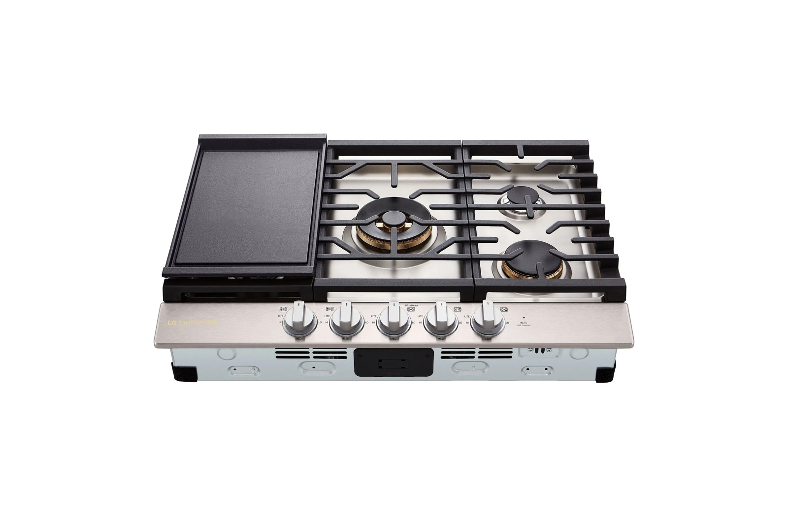 LG SIGNATURE 30-Inch UltraHeat™ Gas Cooktop - CBGU3039X | LG USA
