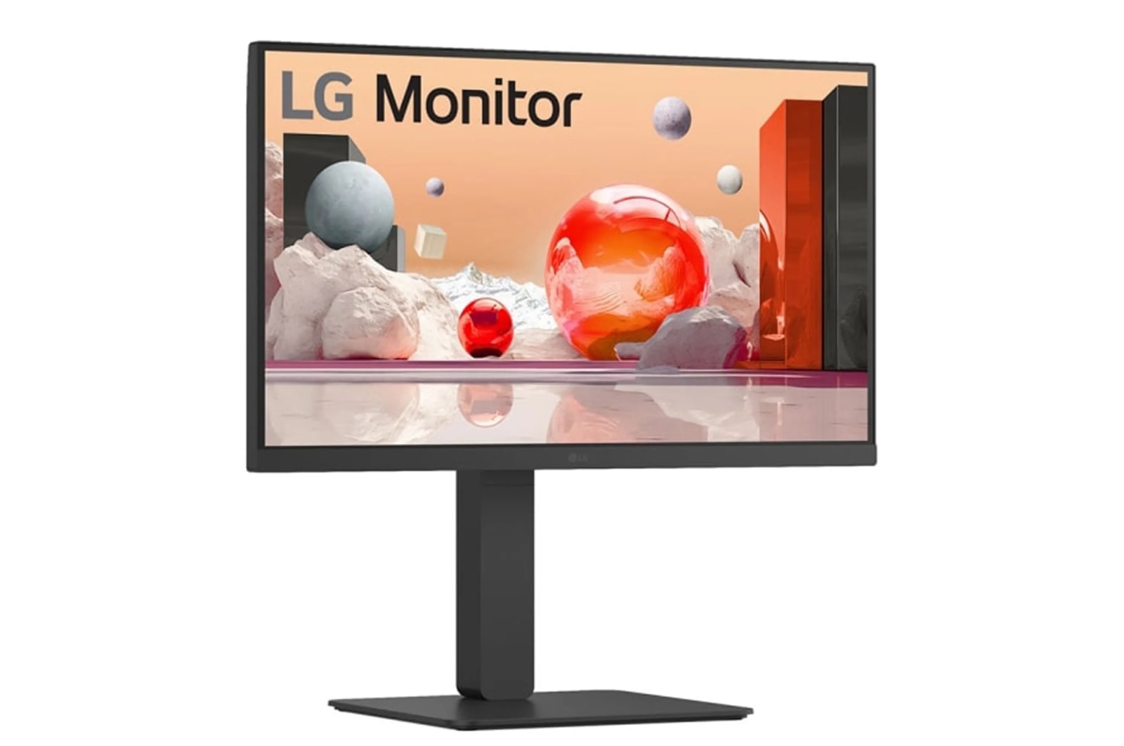 LG 24 Inch Fhd Ips 100Hz Monitor with Slim Stand (24BA650-I), цвет: 1920 X 1080 — фото 2