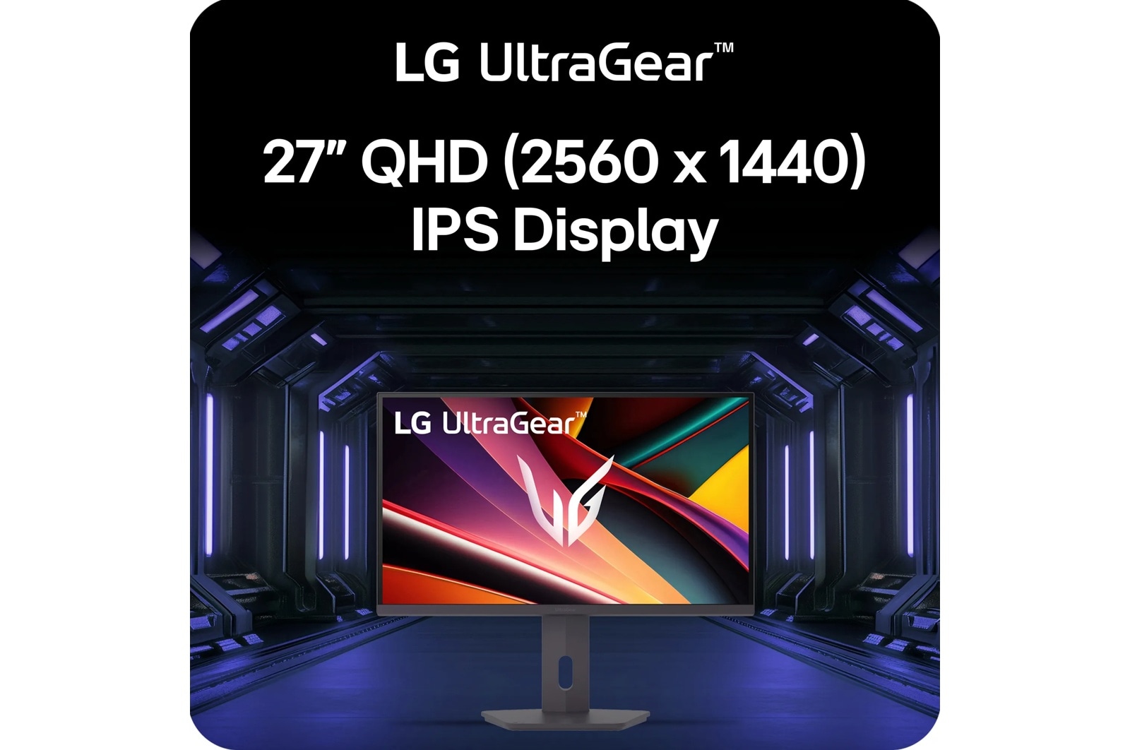 LG 27 Inch UltraGear Ips Qhd 1440p 200Hz 1ms Gaming Monitor (27G610A-B), цвет: Qhd (2560 X 1440) — фото 2