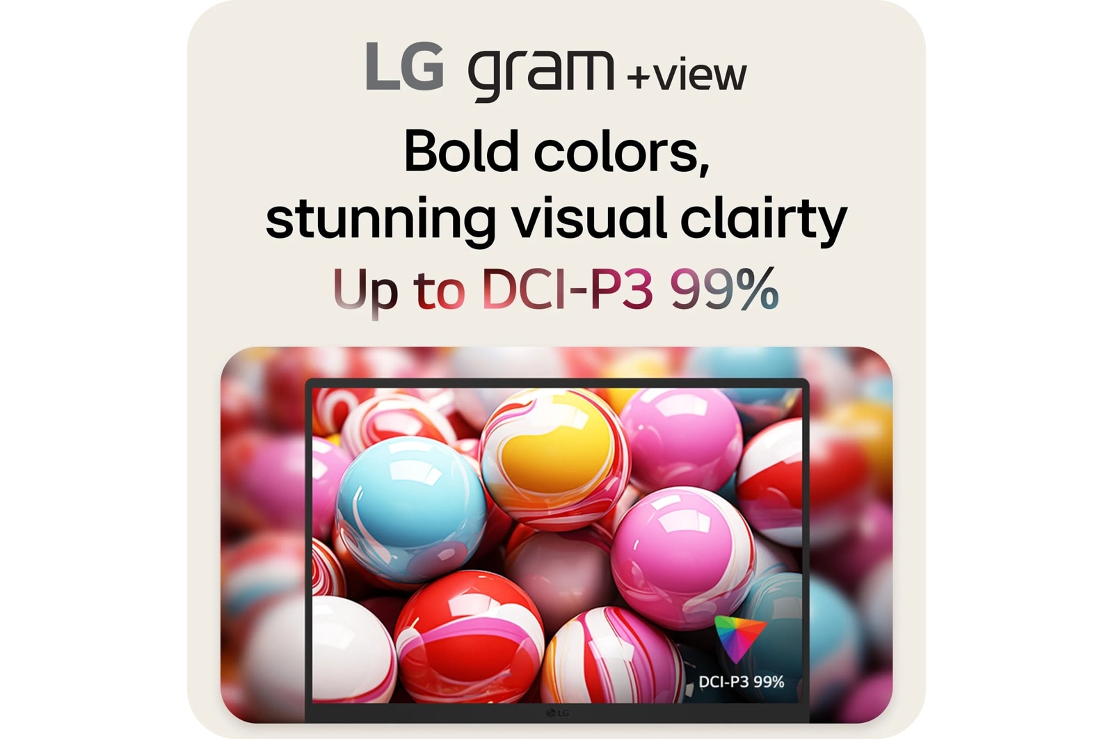 LG 17 Inch gram +view IPS Portable Monitor, Silver (17MT70.ASDU1), цвет: Wqxga (2560x1600) — фото 4