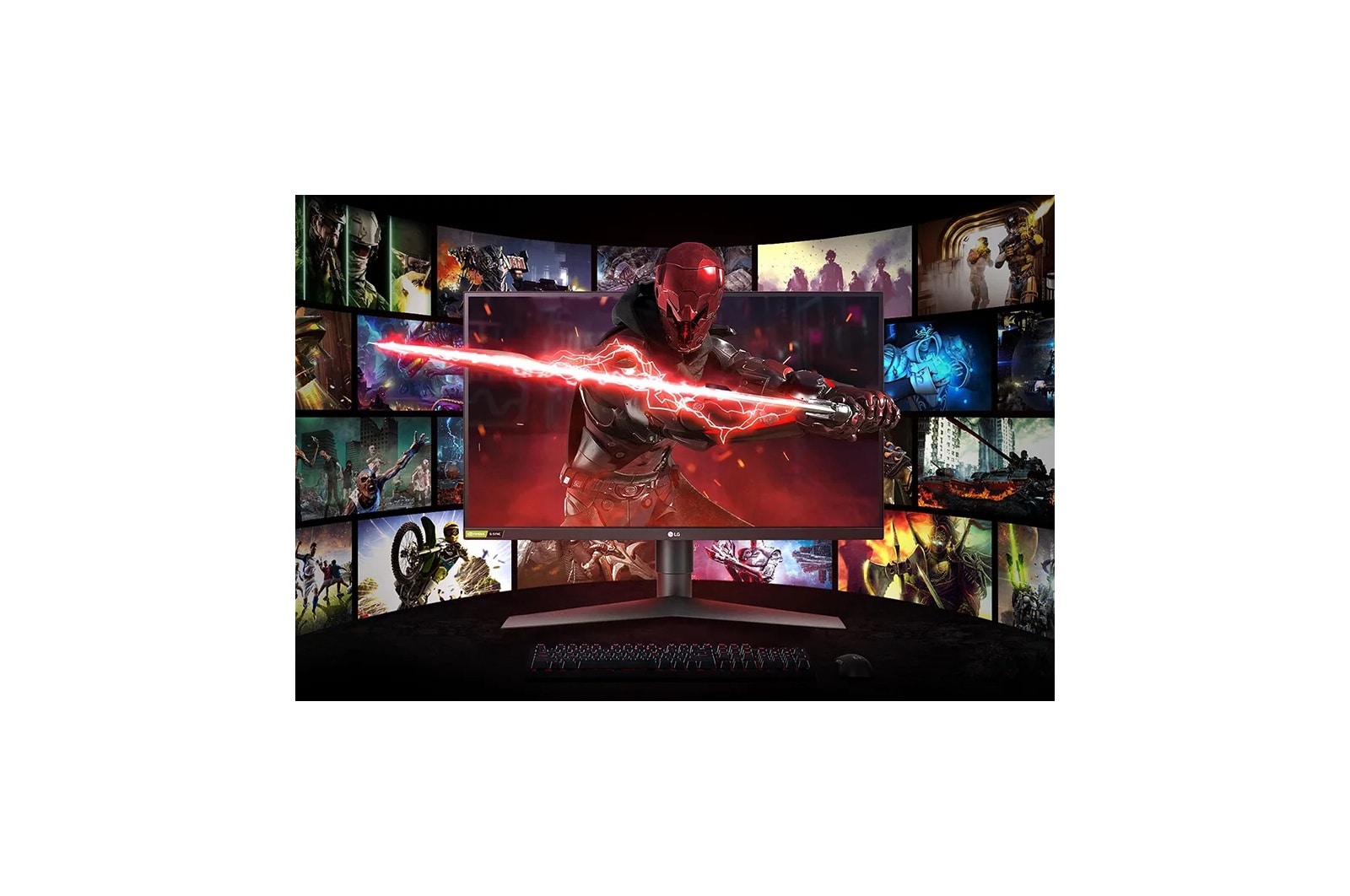 LG Monitor GAMING ULTRAGEAR 27GL850-B de 68,6 cm (27'') 2560 x 1440 (QHD)  con panel NanoIPS (AH-IPS) 16:9, G