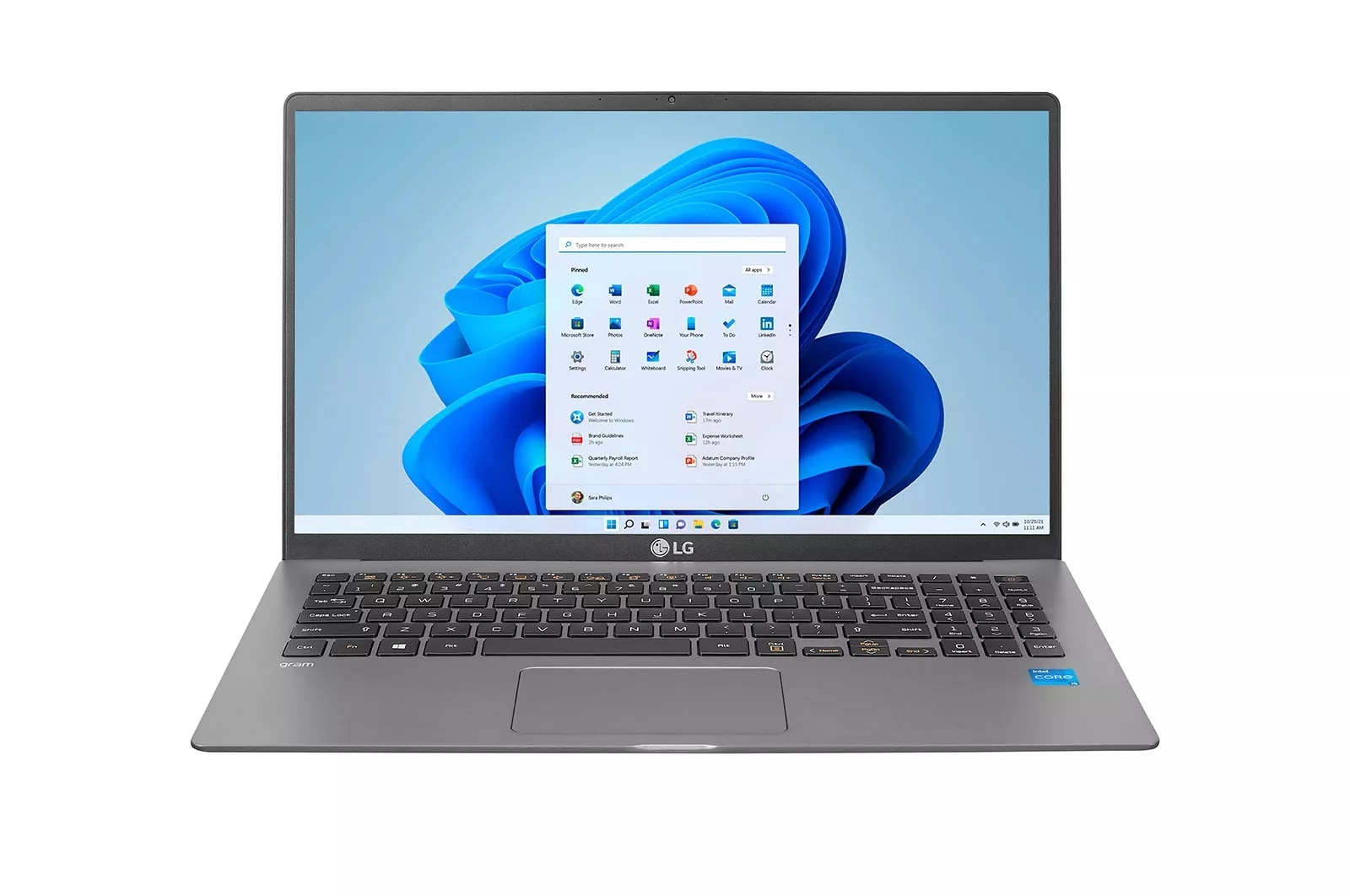 LG gram 15” Ultra-Lightweight and Slim Laptop with 11th Gen Intel