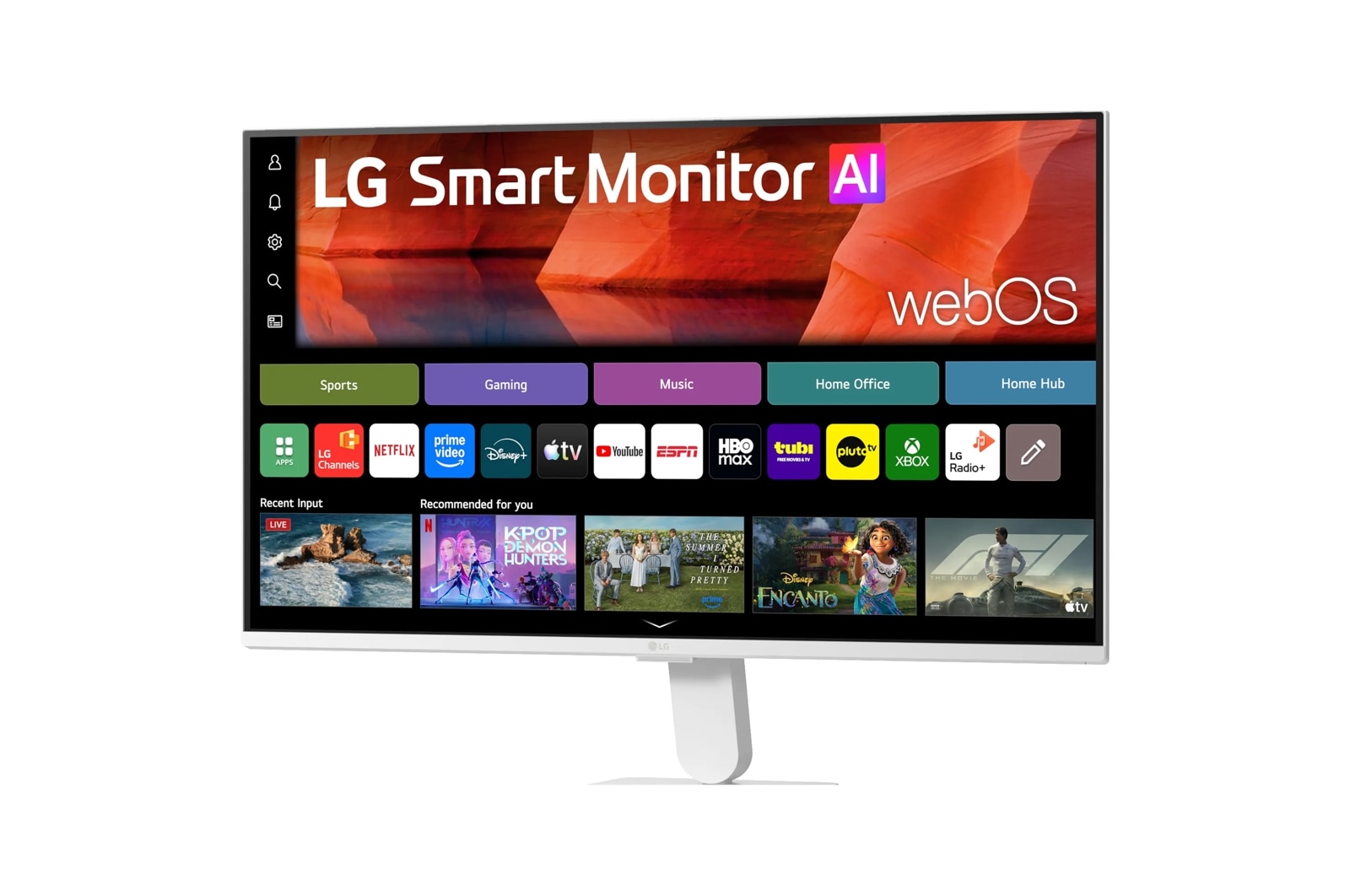 LG 27 Inch Smart Monitor AI U5s, Fhd Ips Monitor for Streaming with webOS (27U511SB-W), цвет: 1920 X 1080 — фото 2