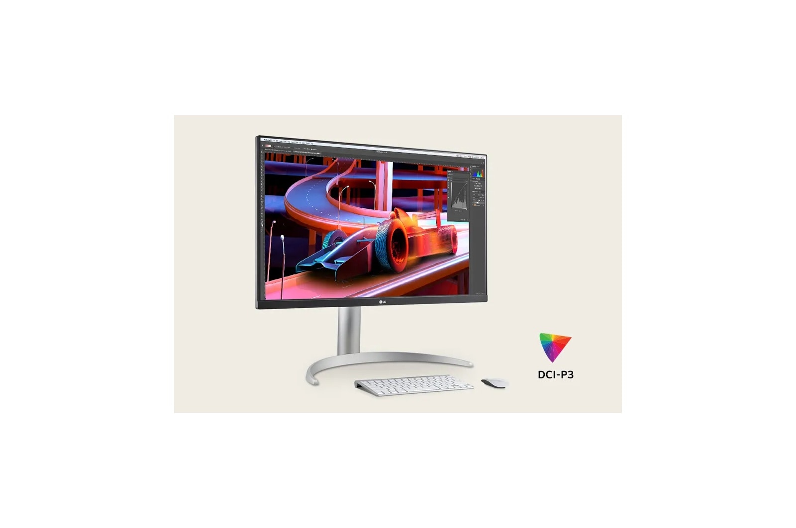 27” UHD IPS Monitor - 27UP650K-W | LG USA