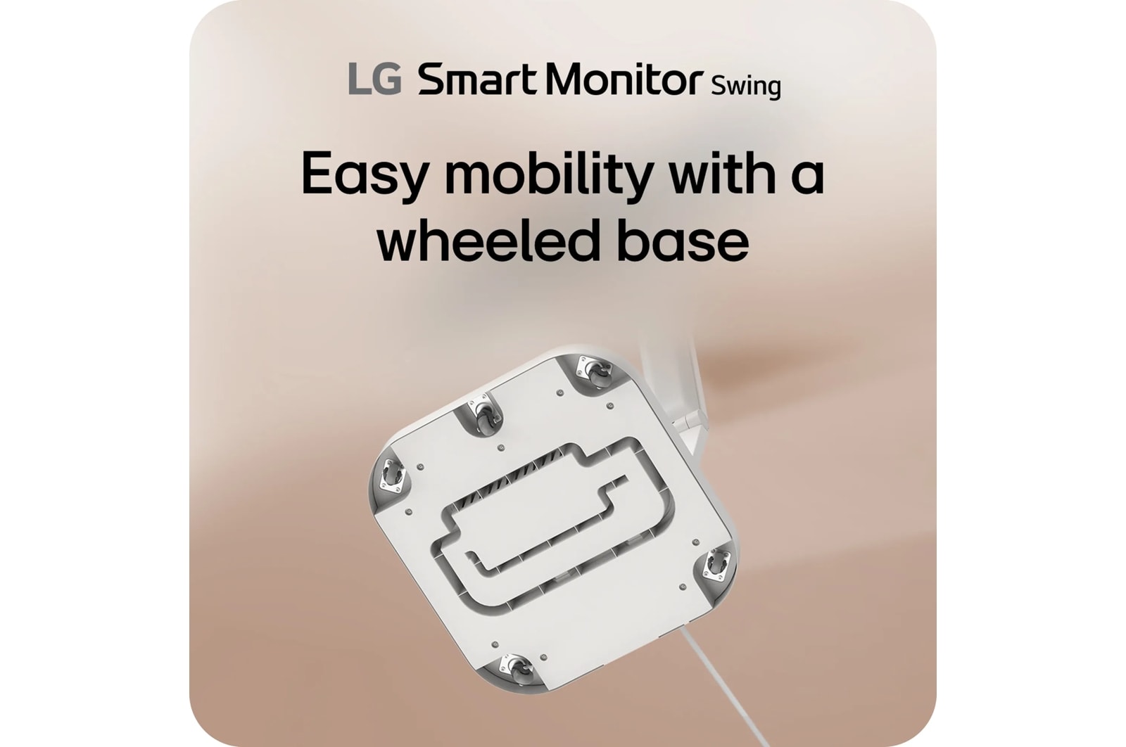 LG 32 Inch 4K Uhd Ips Touchscreen Smart Monitor Swing with Rolling Stand (32U889SA-W), цвет: 4k Uhd (3840 X 2160) — фото 6