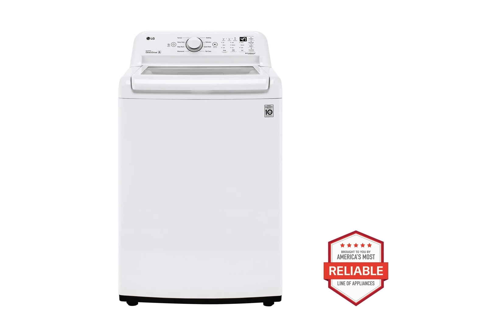 4.3 cu. ft. Ultra Large Capacity Top Load Washer with 4-Way™ Agitator & TurboDrum™ Technology