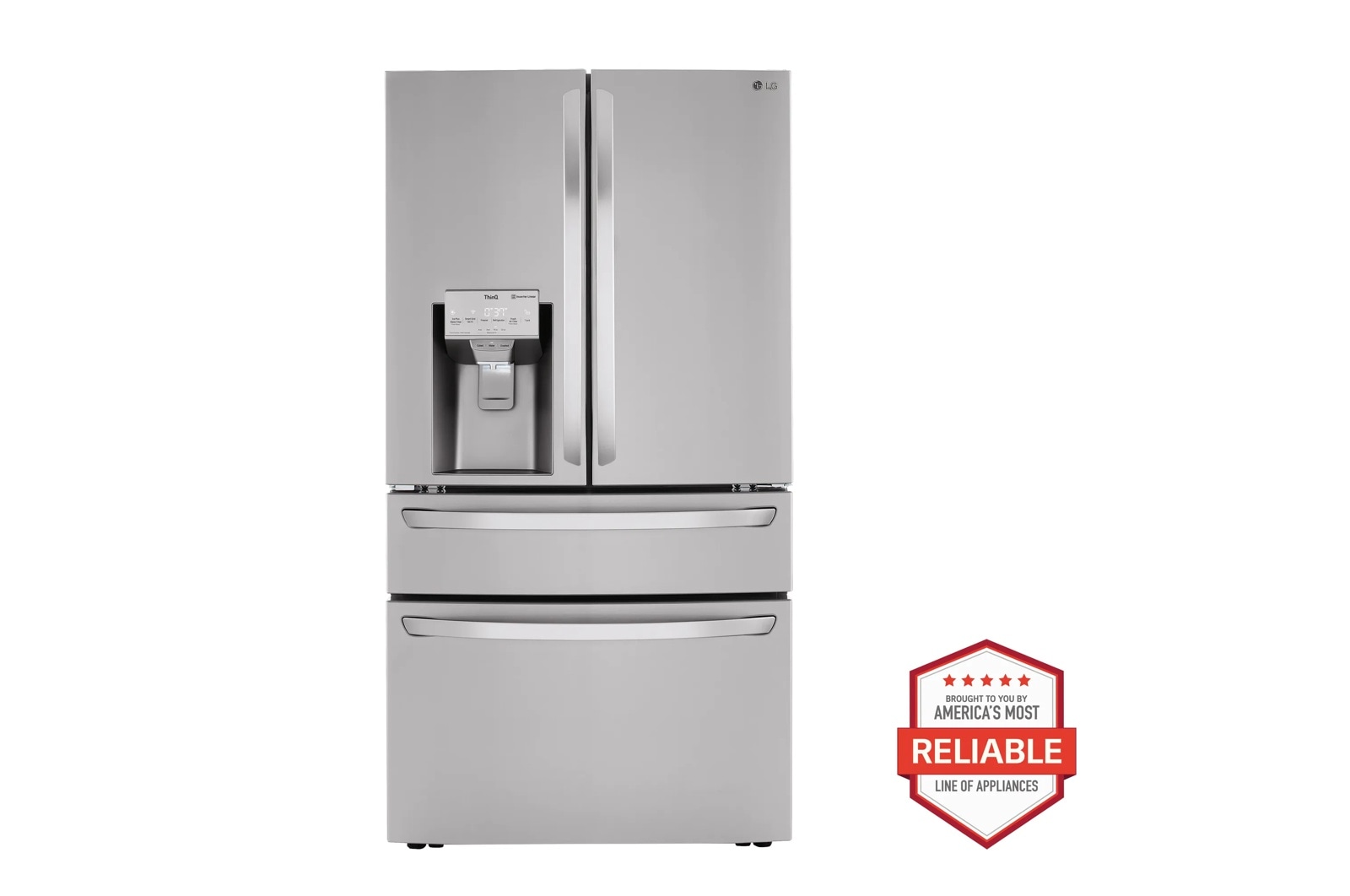 30 cu. ft. Smart French Door Refrigerator with Craft Ice™ & Full-Convert™ Drawer