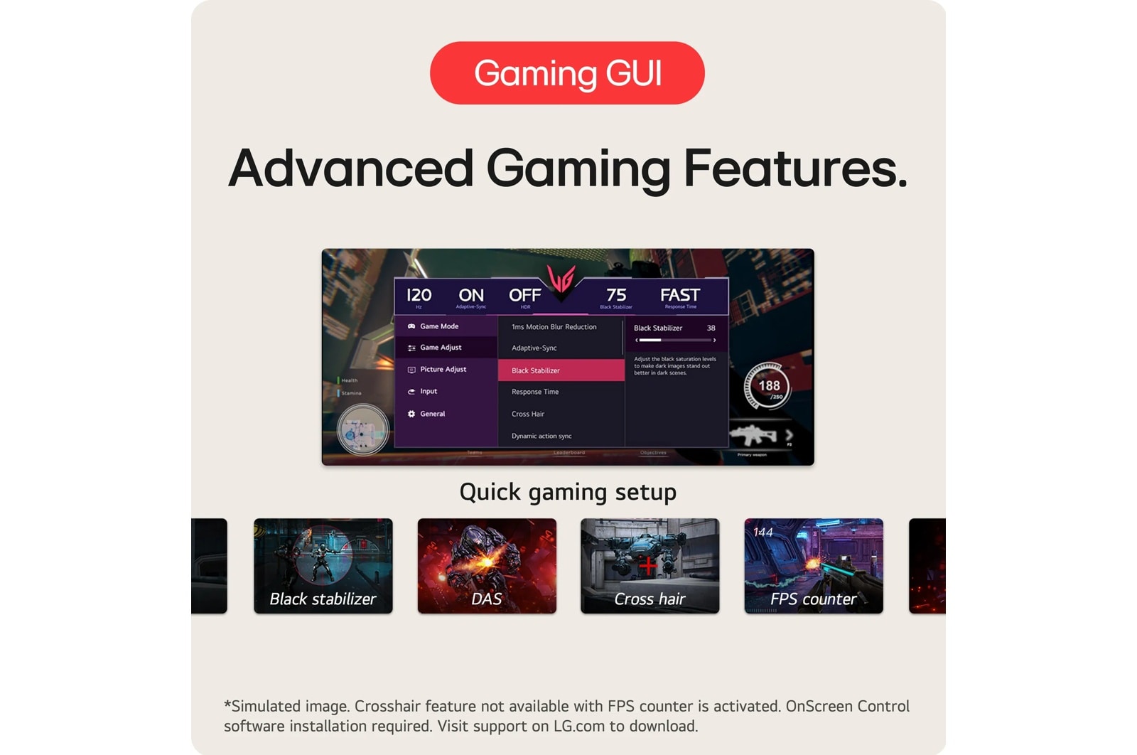 LG 45 Inch UltraGear QHD 1440P 1ms 200Hz Curved Gaming Monitor with Vesa DisplayHDR 600 (45GR65DC-B), цвет: Dqhd (5120 X 1440) — фото 8