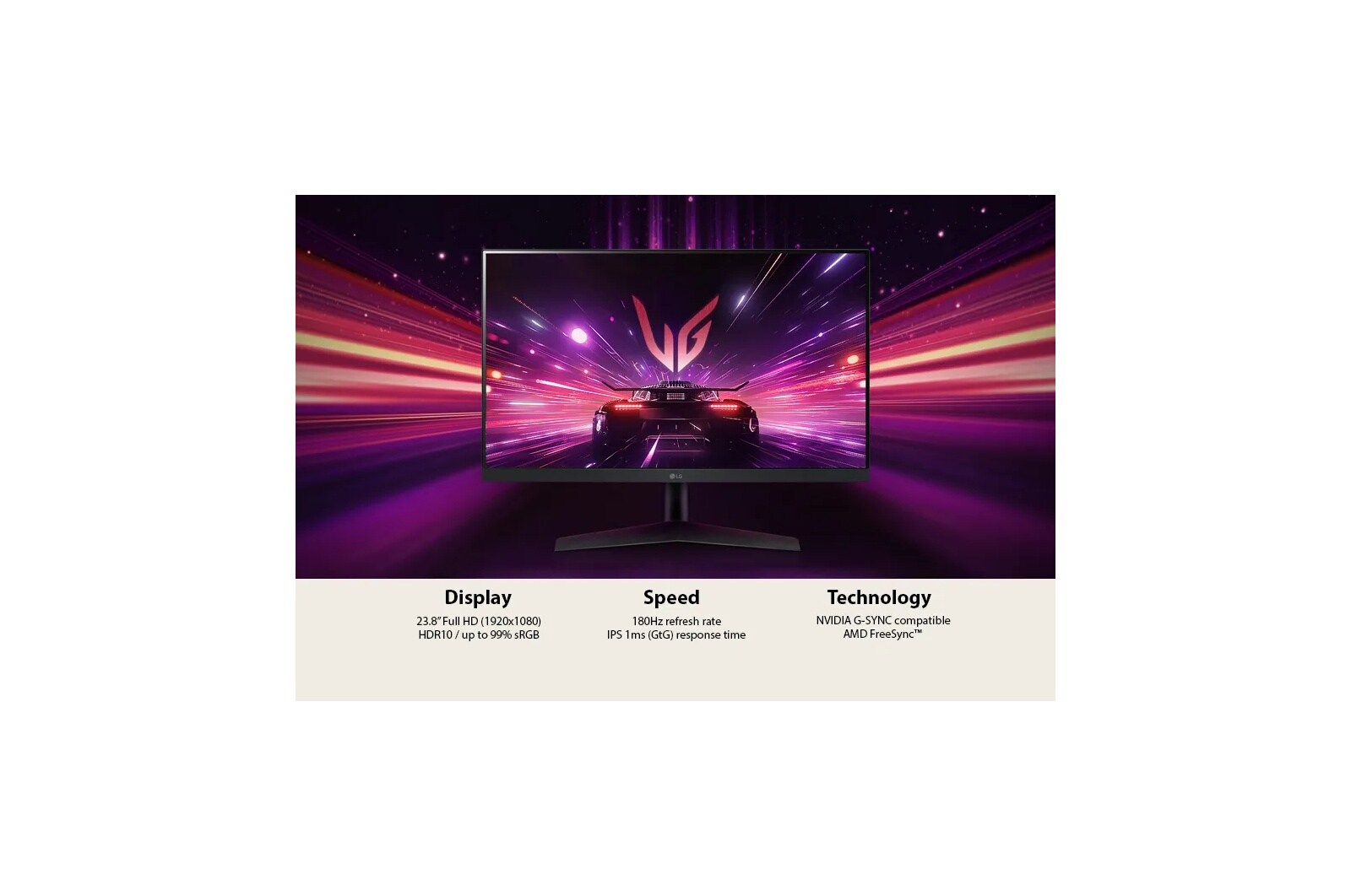 LG ゲーミングモニター UltraGear 24GS60F-B 180Hz LG UltraGear Monitor 24GS60F | 27GS60F | Budget Gaming