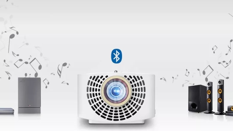 LG CineBeam LED Home Theater Projector with Smart TV and Magic