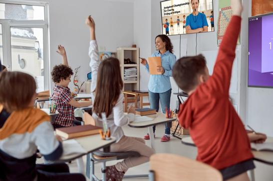 K-12 Classroom With Signage