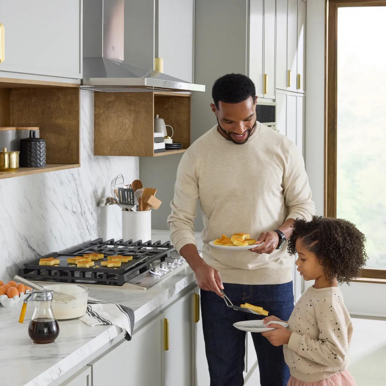 Home Appliances with Dad and Child